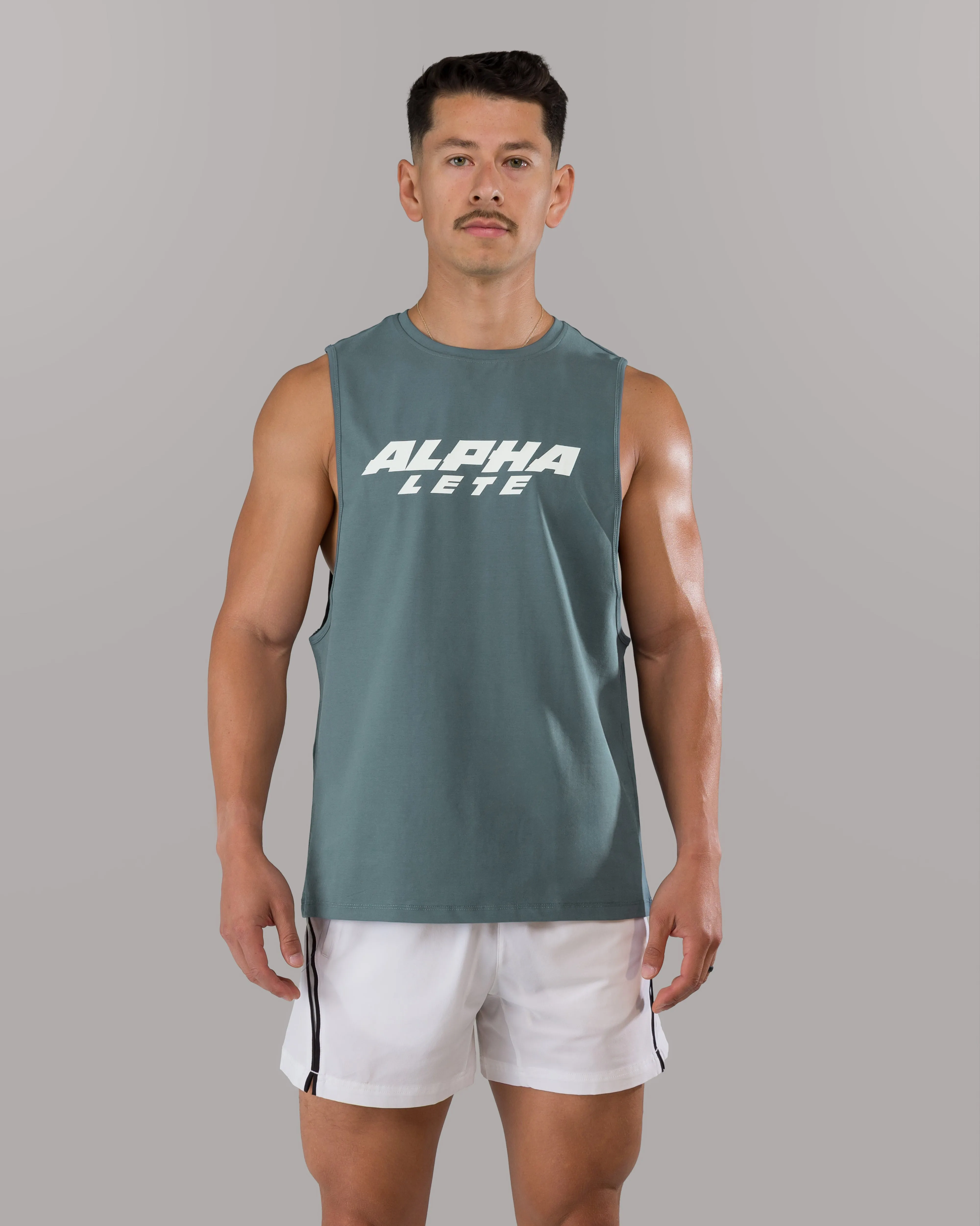 Force Core Cutoff - Storm Blue sold by Alphalete