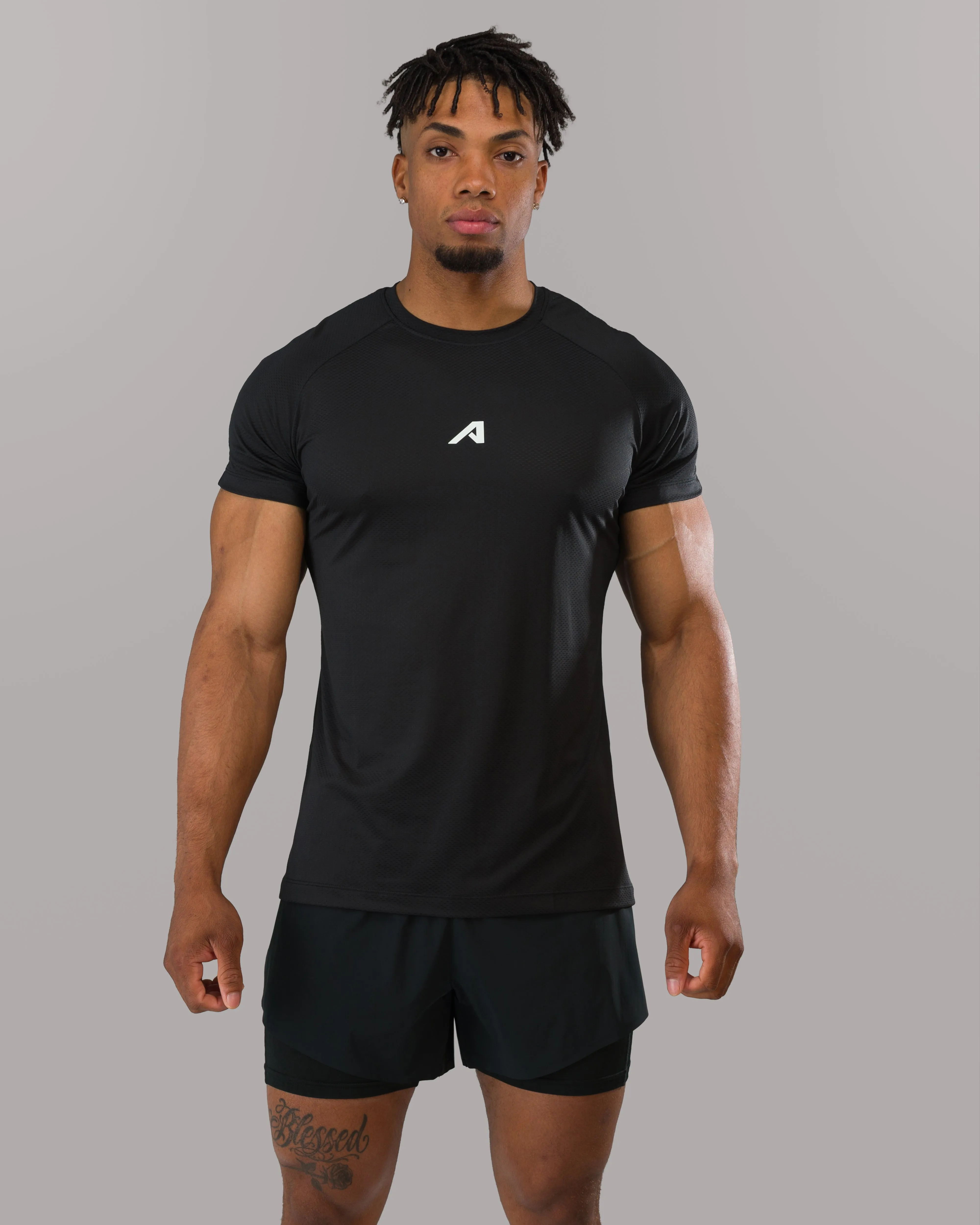 Base Tee - Black sold by Alphalete