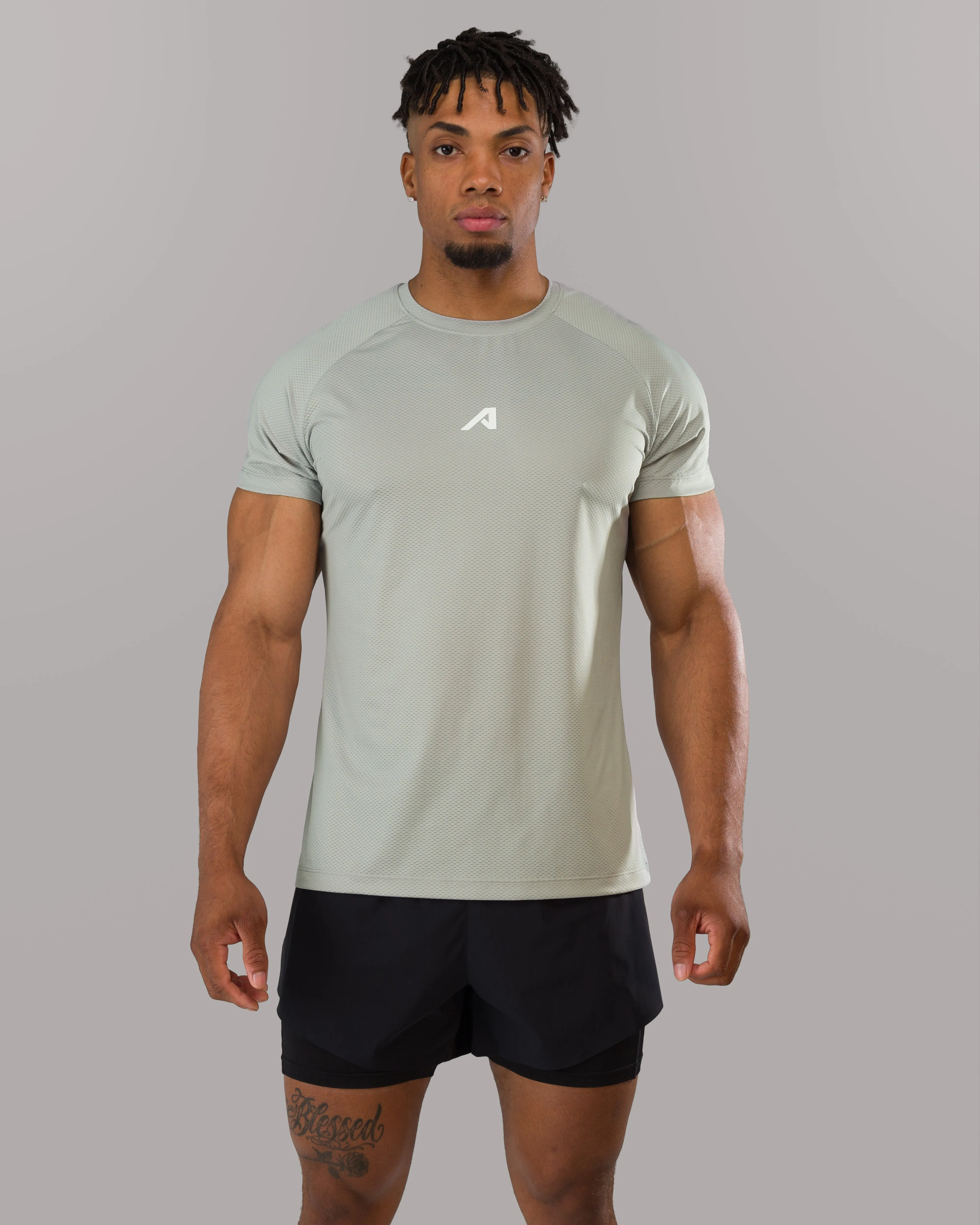 Base Tee - Silver sold by Alphalete