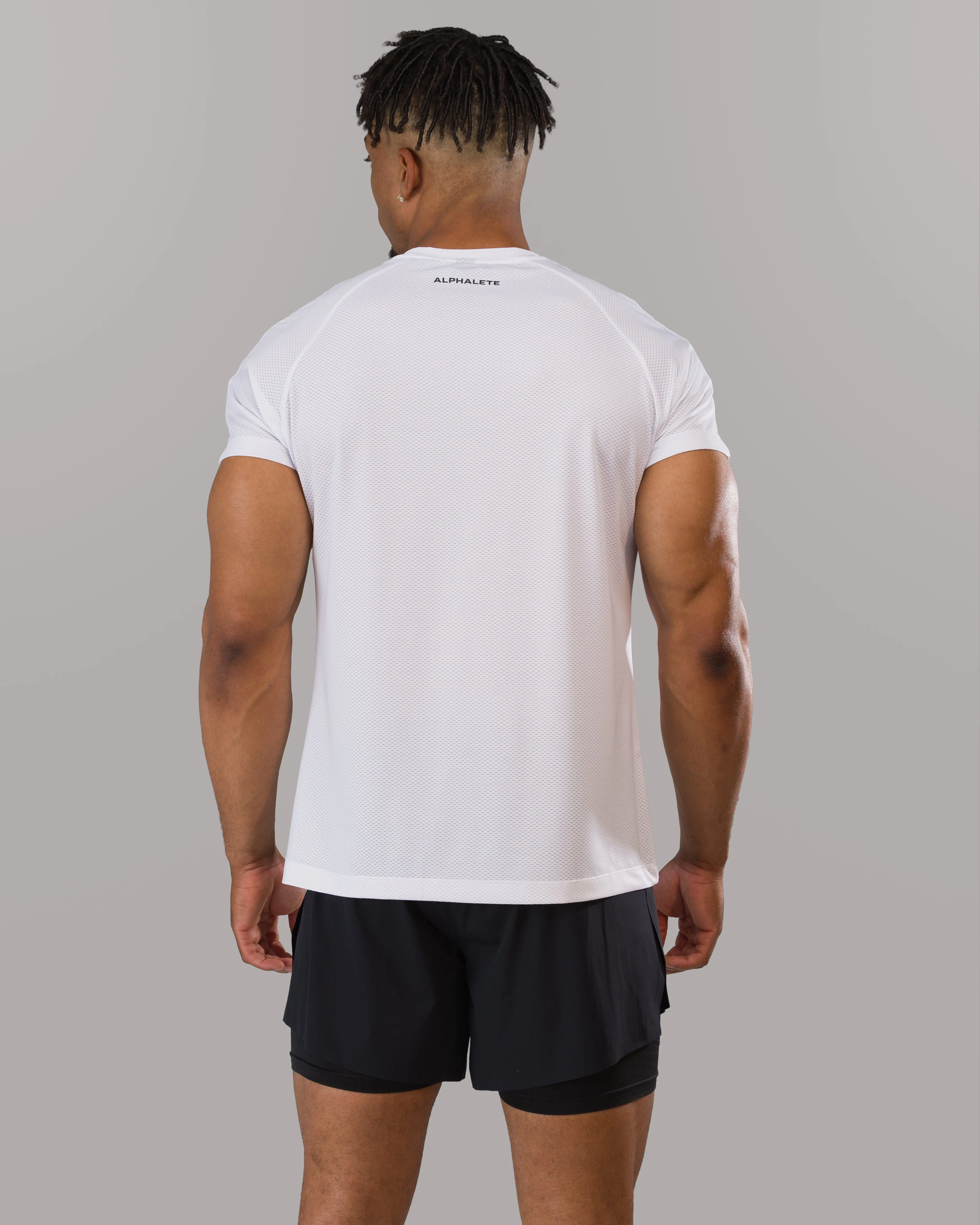 Base Tee - White sold by Alphalete product image thumbnail 3