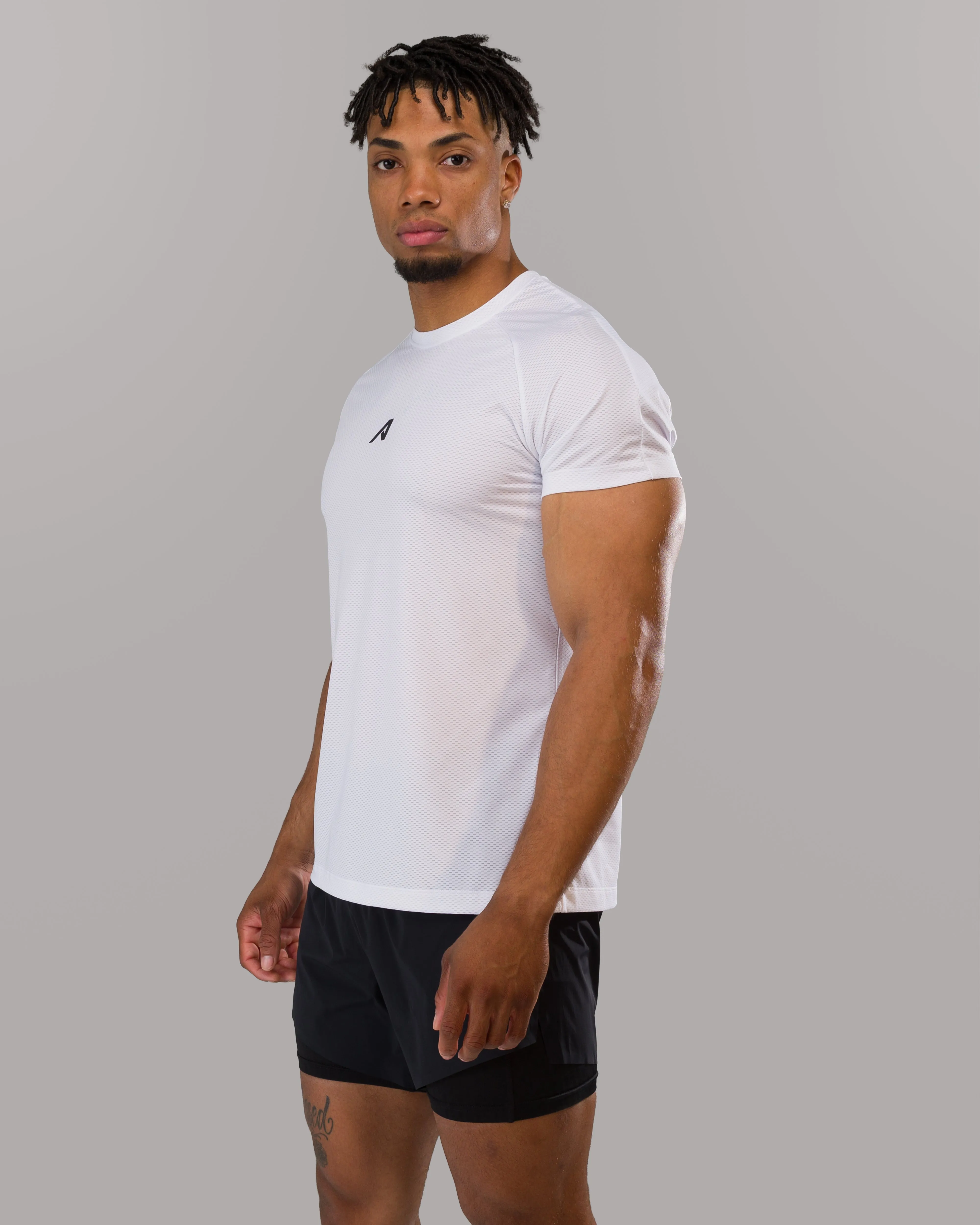 Base Tee - White sold by Alphalete product image thumbnail 2