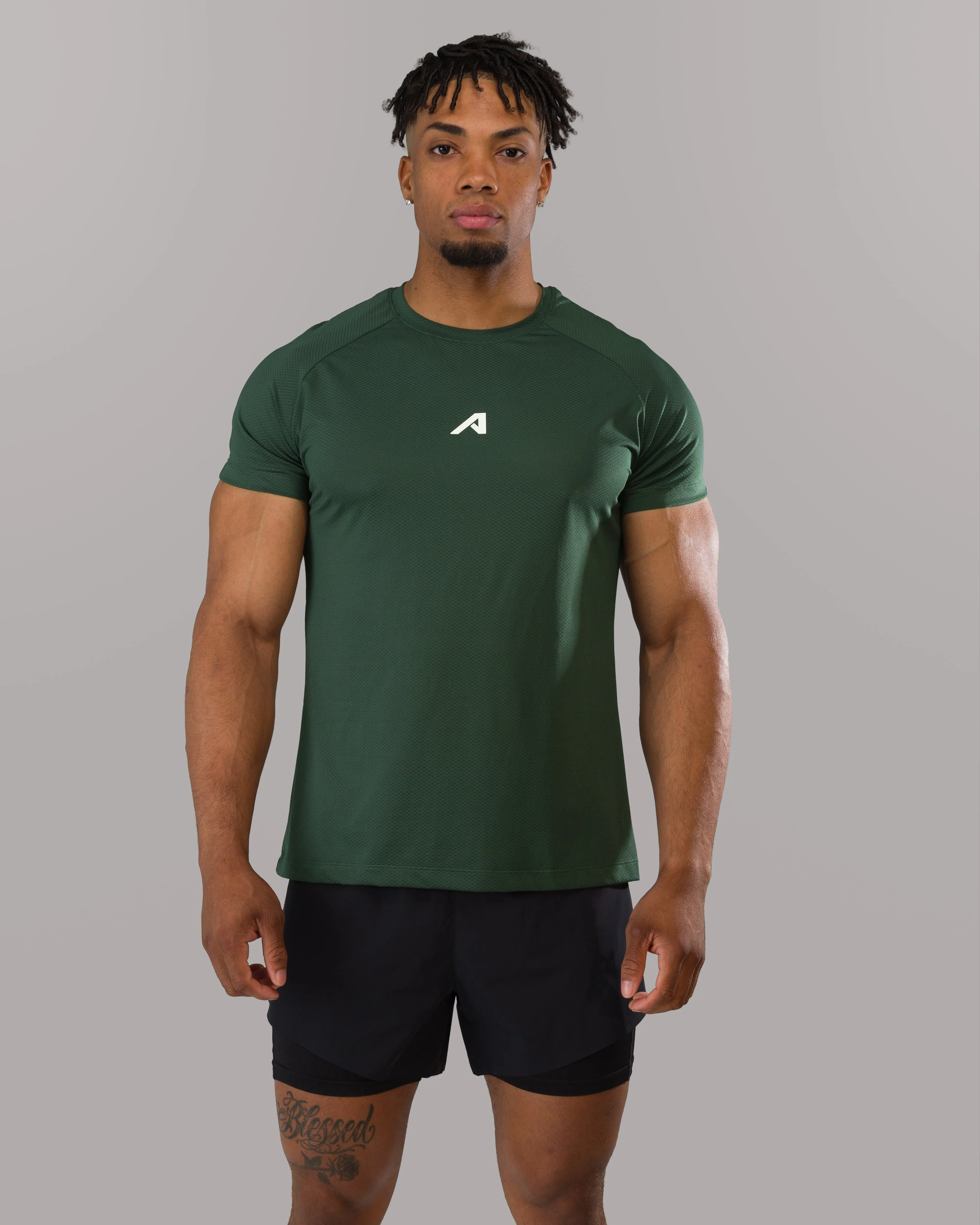 Base Tee - Summit Green sold by Alphalete