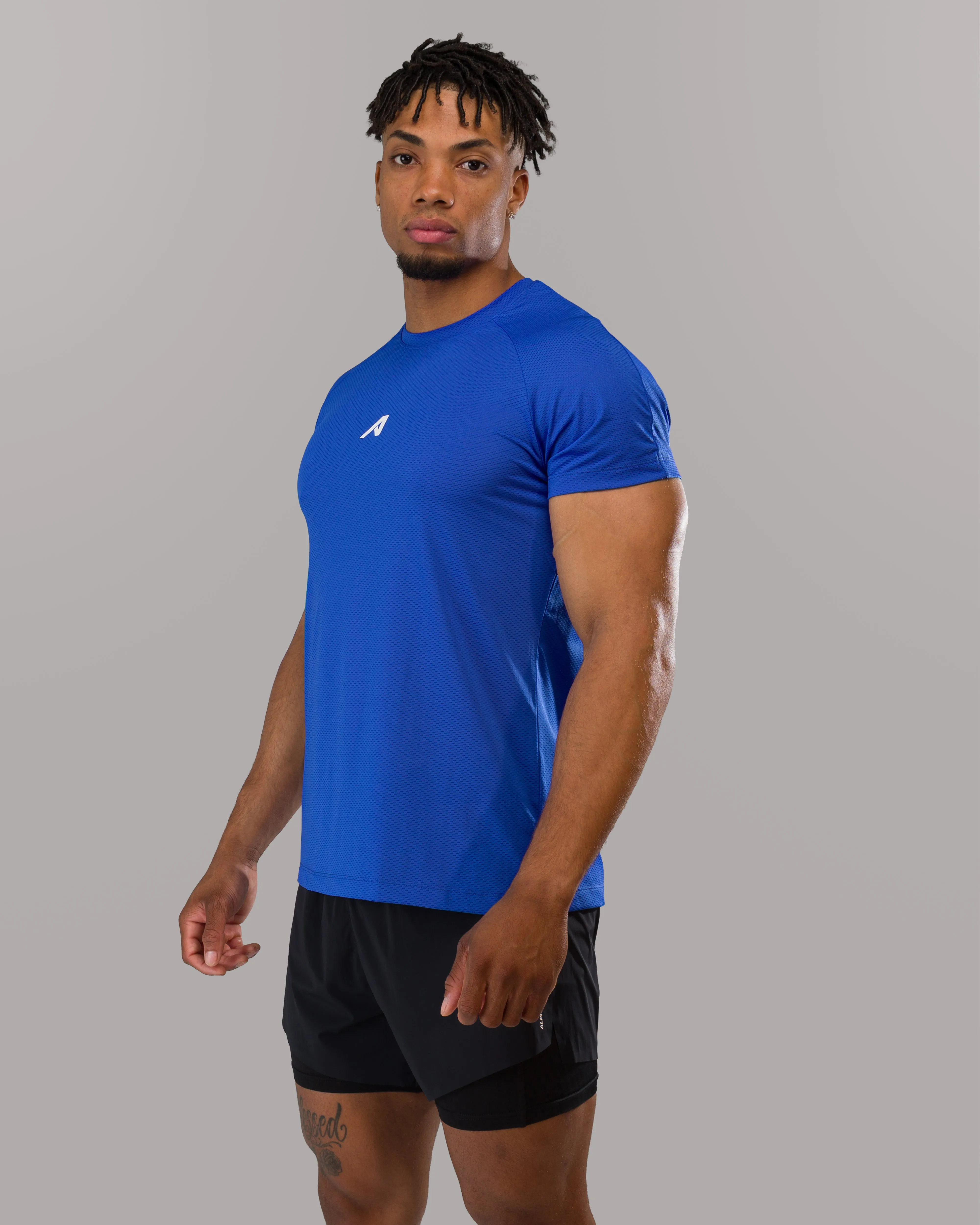 Base Tee - Prime Blue sold by Alphalete product image thumbnail 2