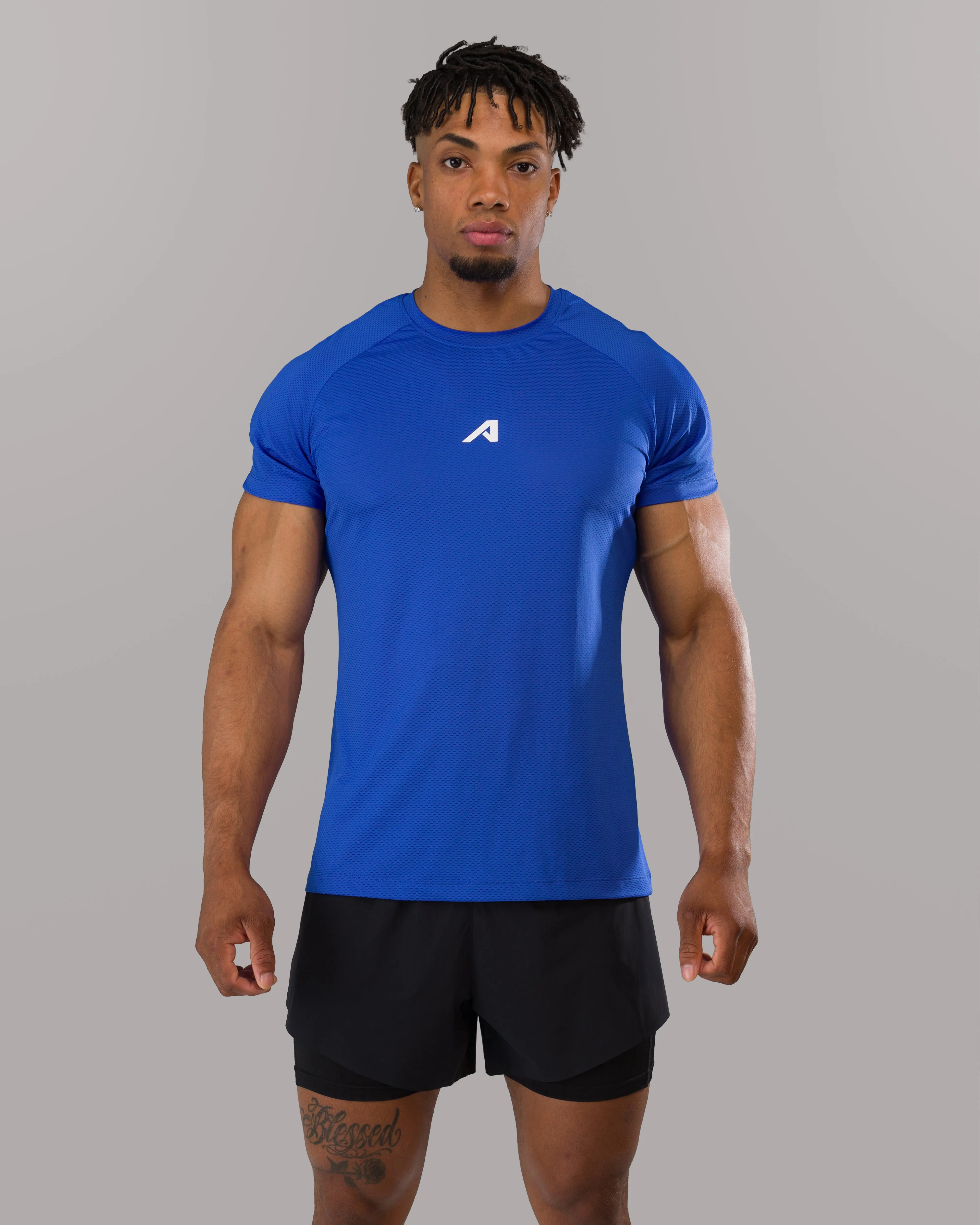 Base Tee - Prime Blue sold by Alphalete
