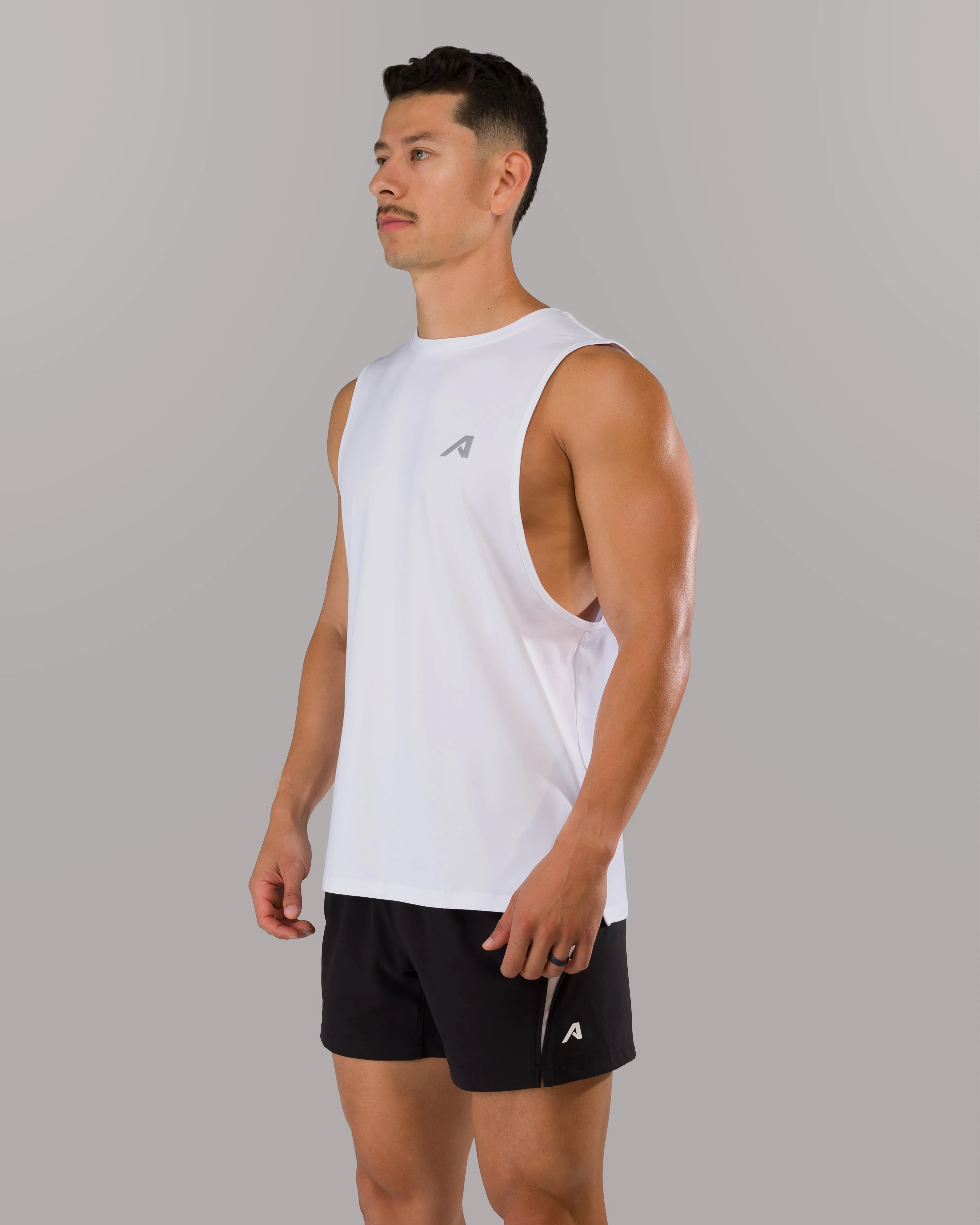 Adapt Cutoff - White sold by Alphalete product image thumbnail 2