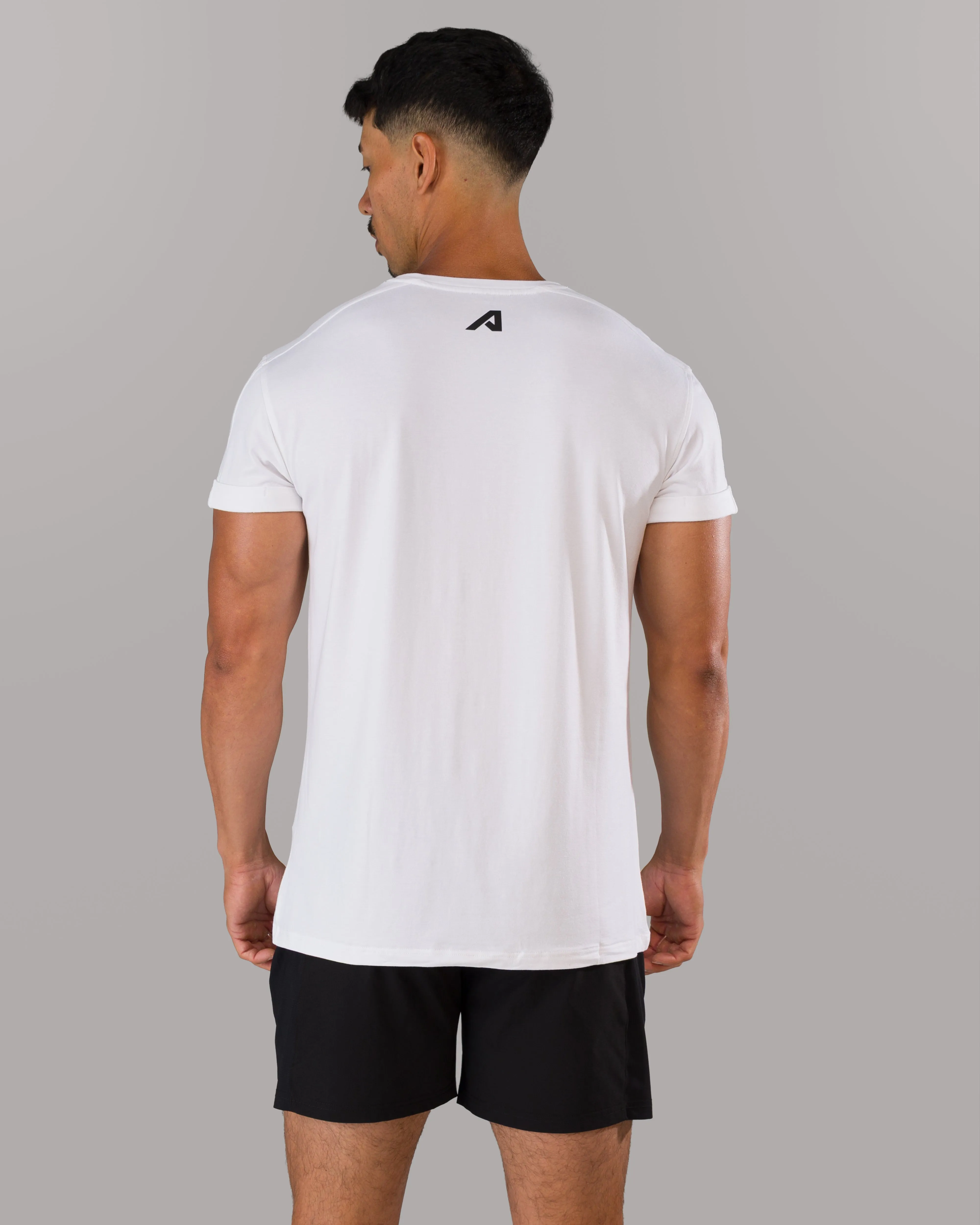Rolled Muscle Tee - White sold by Alphalete product image thumbnail 3