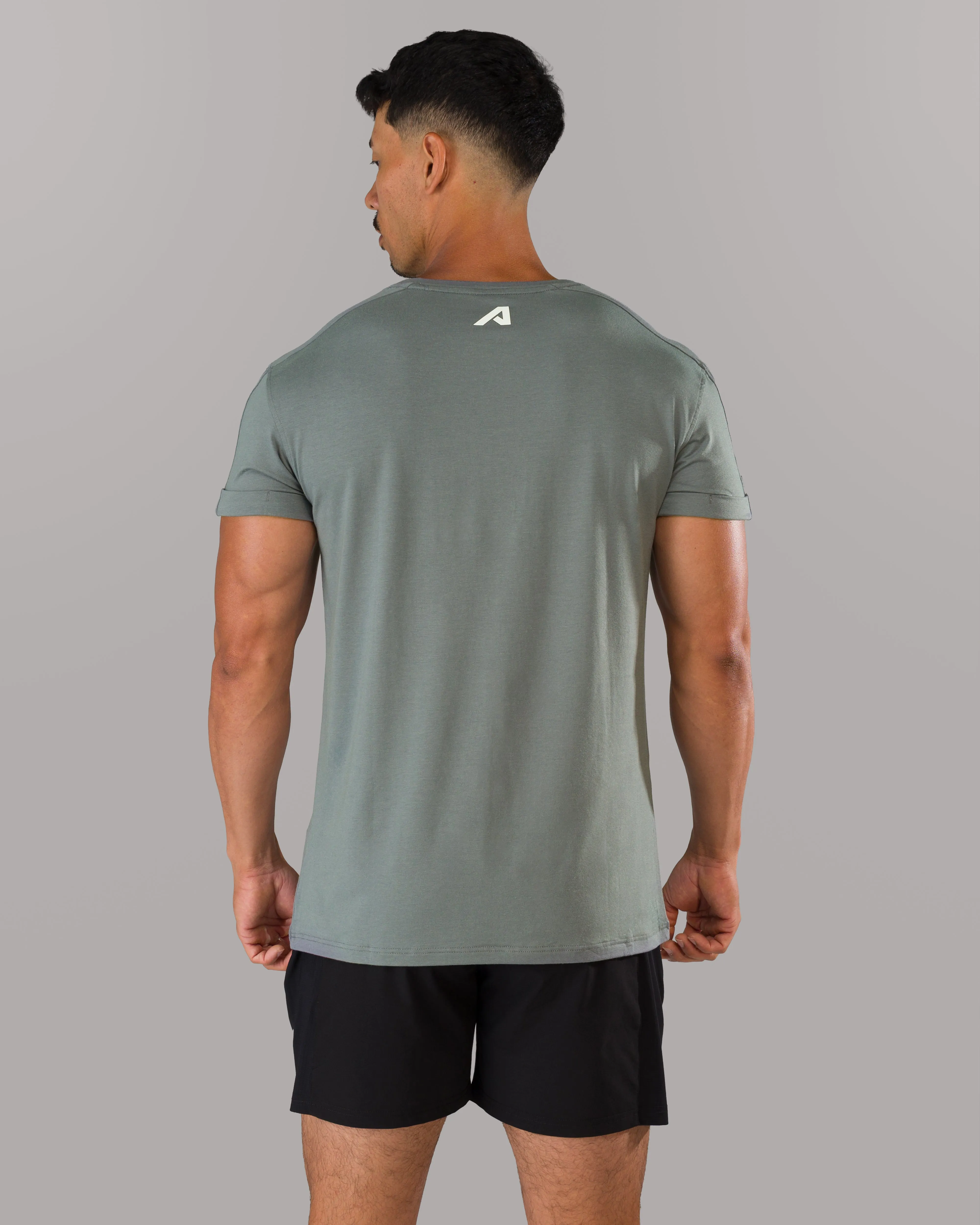 Rolled Muscle Tee - Grey sold by Alphalete product image thumbnail 3