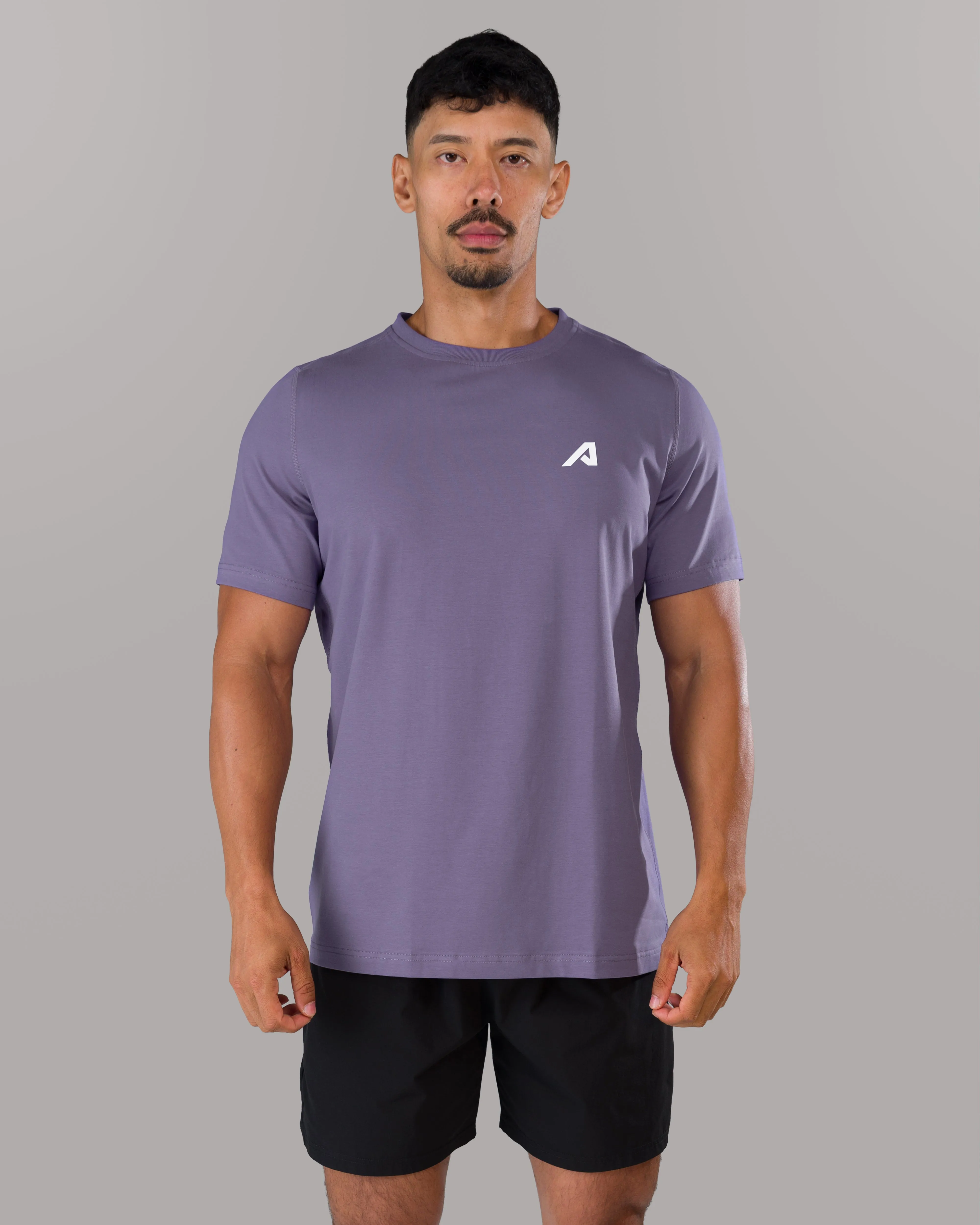 Momentum Tee - Shadow Plum sold by Alphalete