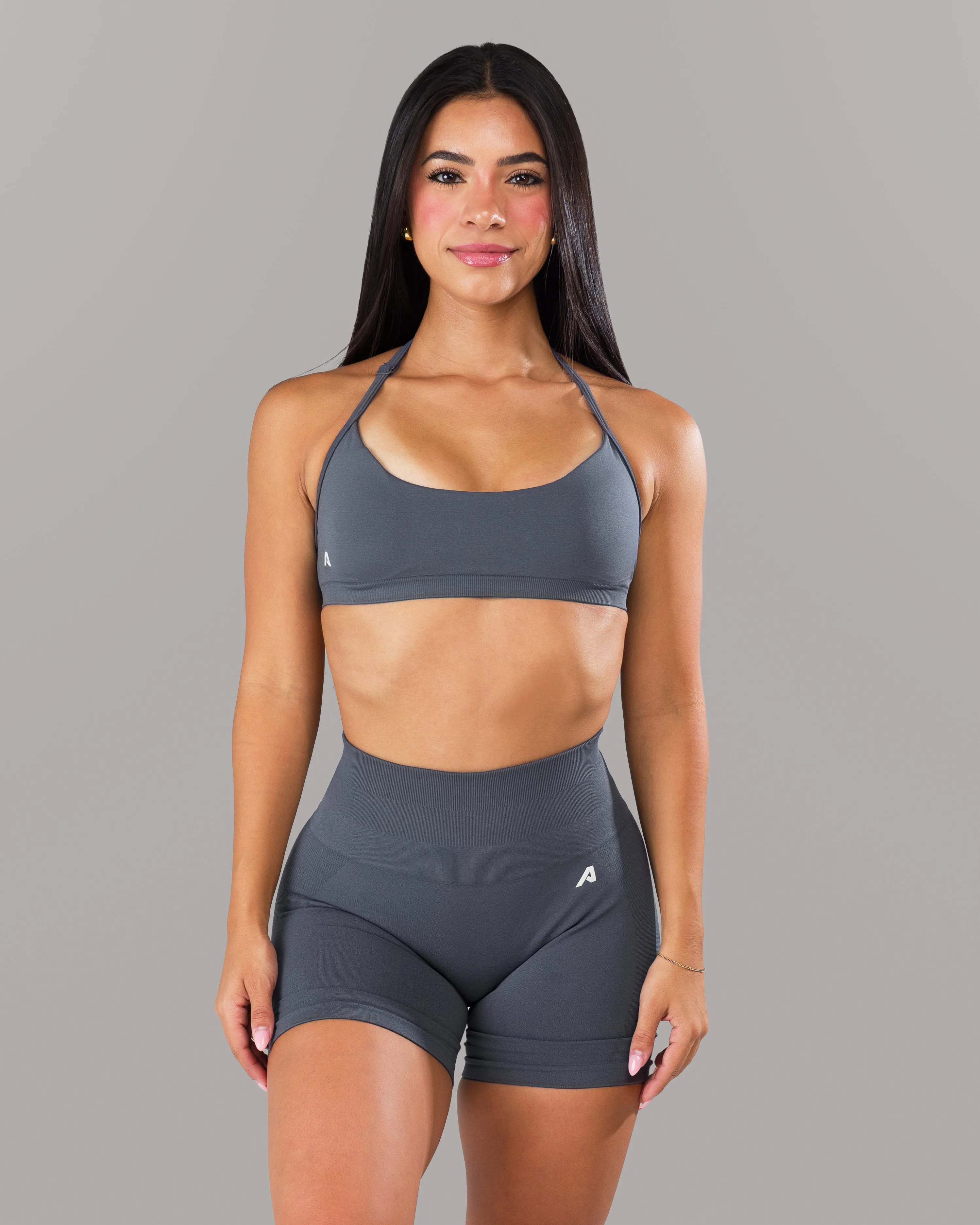 Amplify Minimal Bra - Dusty Navy sold by Alphalete