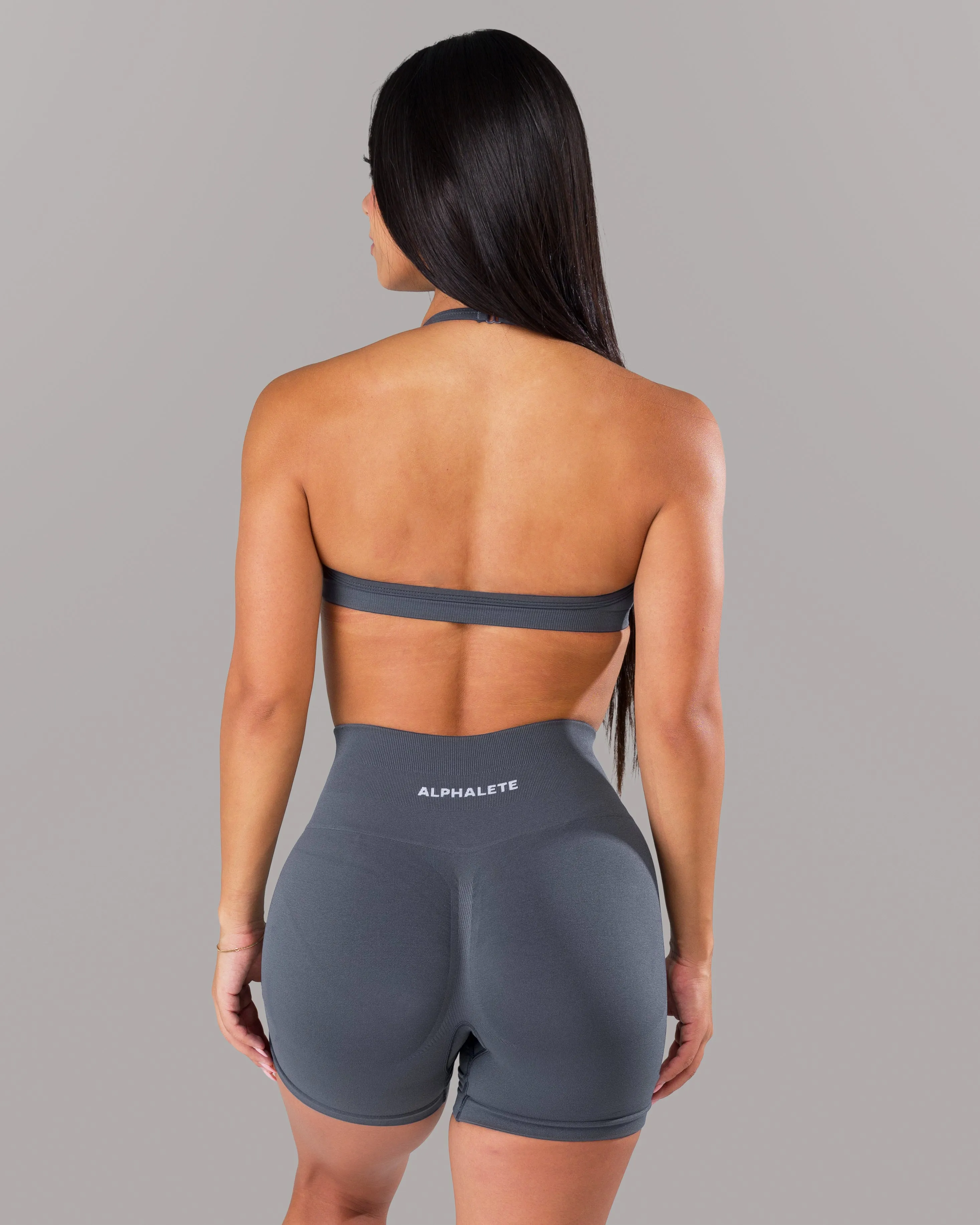 Amplify Minimal Bra - Dusty Navy sold by Alphalete product image thumbnail 3
