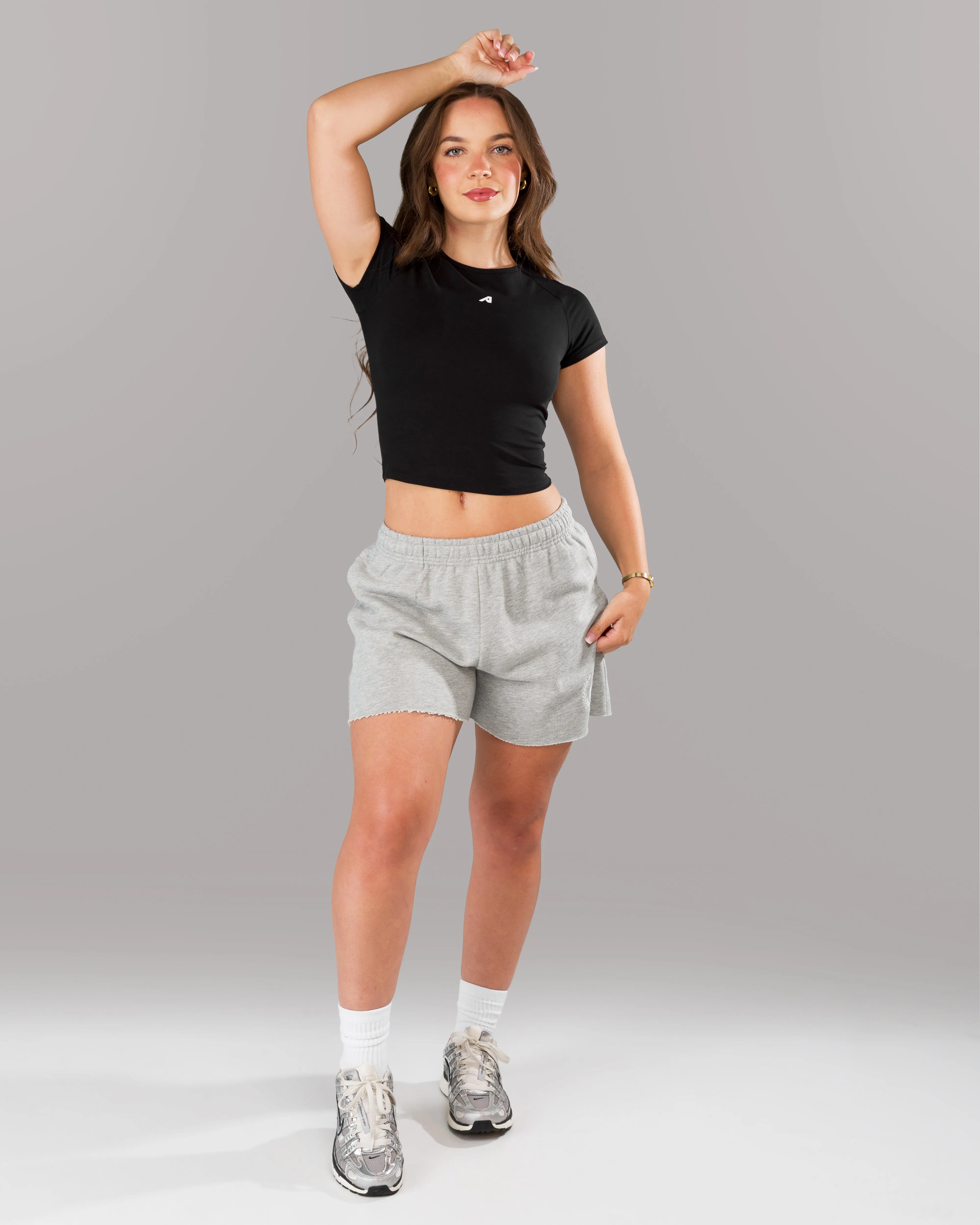 Core Sweat Short - Heather Grey sold by Alphalete product image thumbnail 4