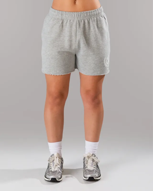 Core Sweat Short - Heather Grey sold by Alphalete