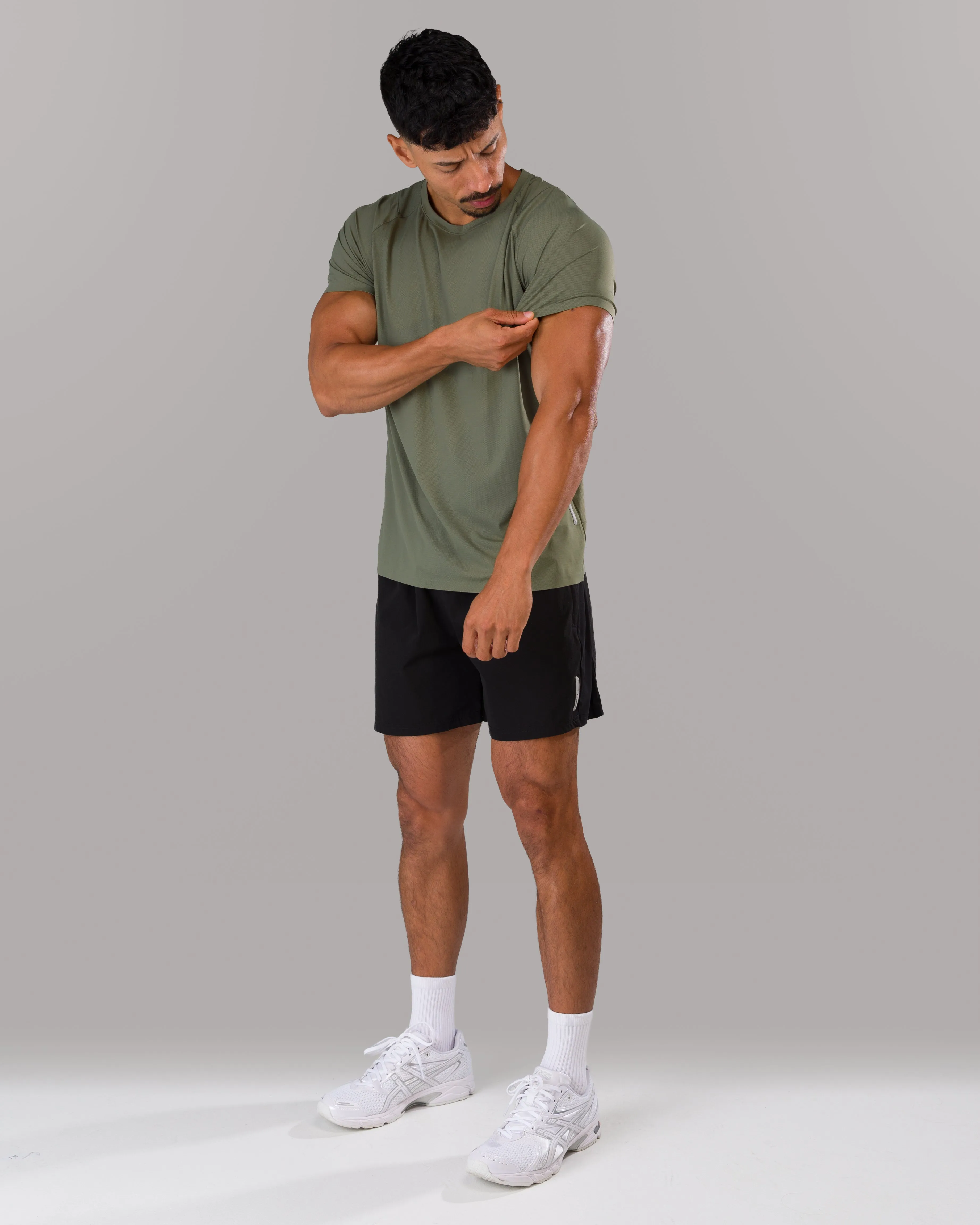 Proflex Tee - Tactical Olive sold by Alphalete product image thumbnail 4