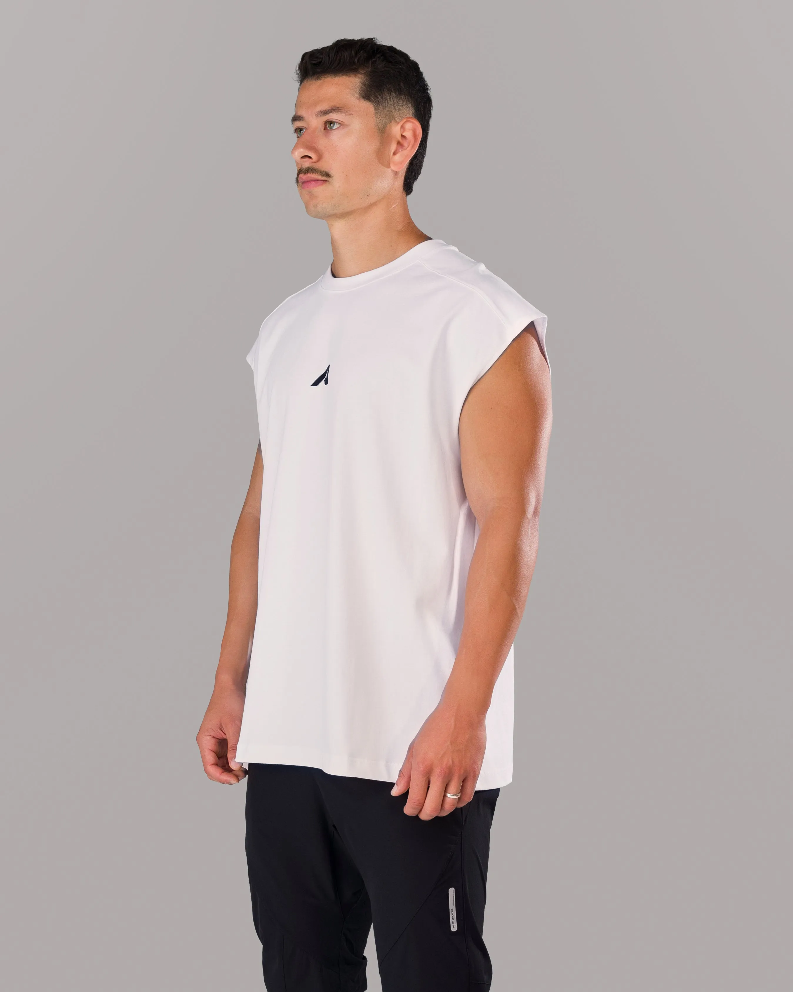 Union Mineral Cutoff - White sold by Alphalete product image thumbnail 2