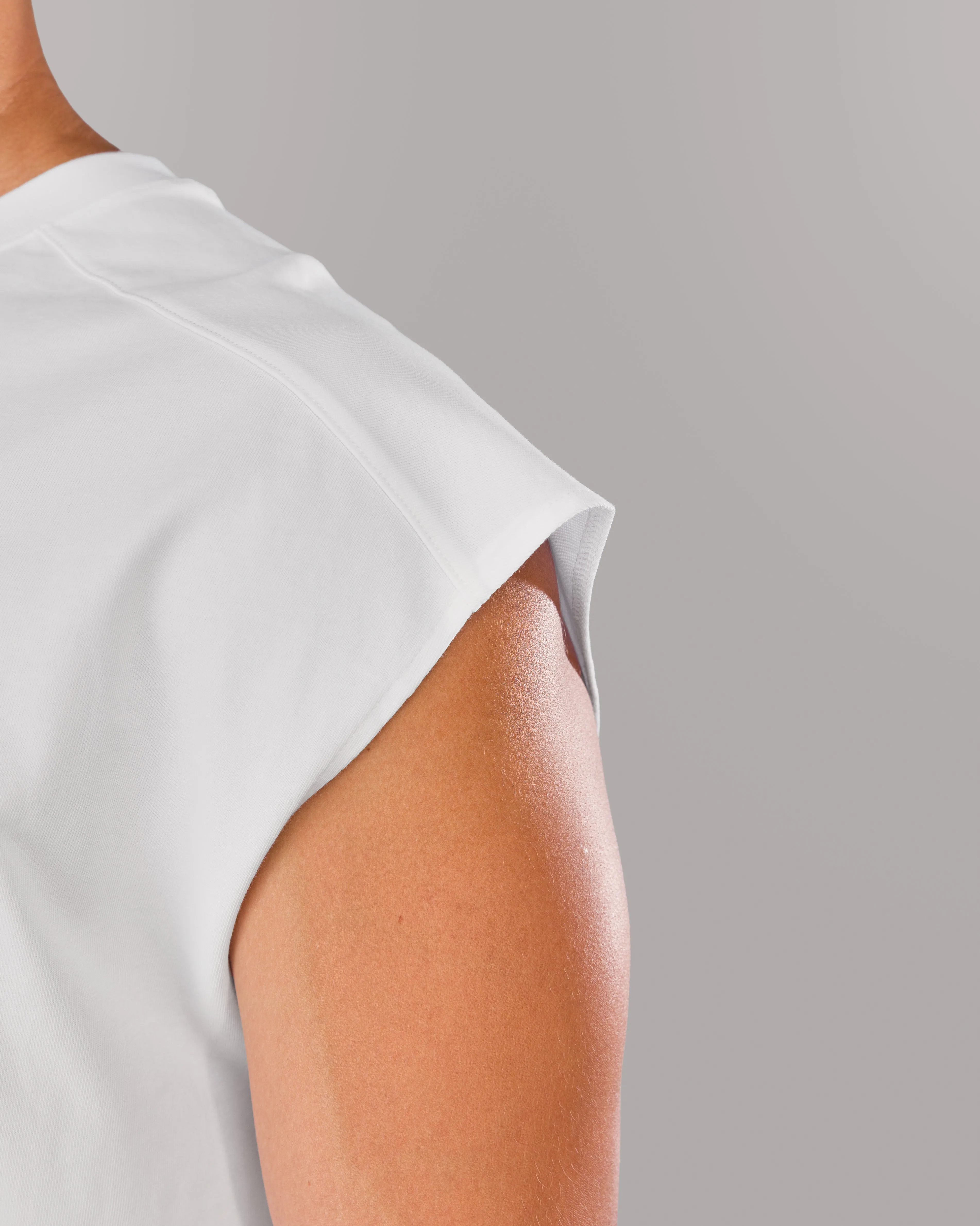 Union Mineral Cutoff - White sold by Alphalete product image thumbnail 5