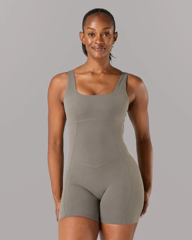 Starr Bodysuit - Pewter sold by Alphalete
