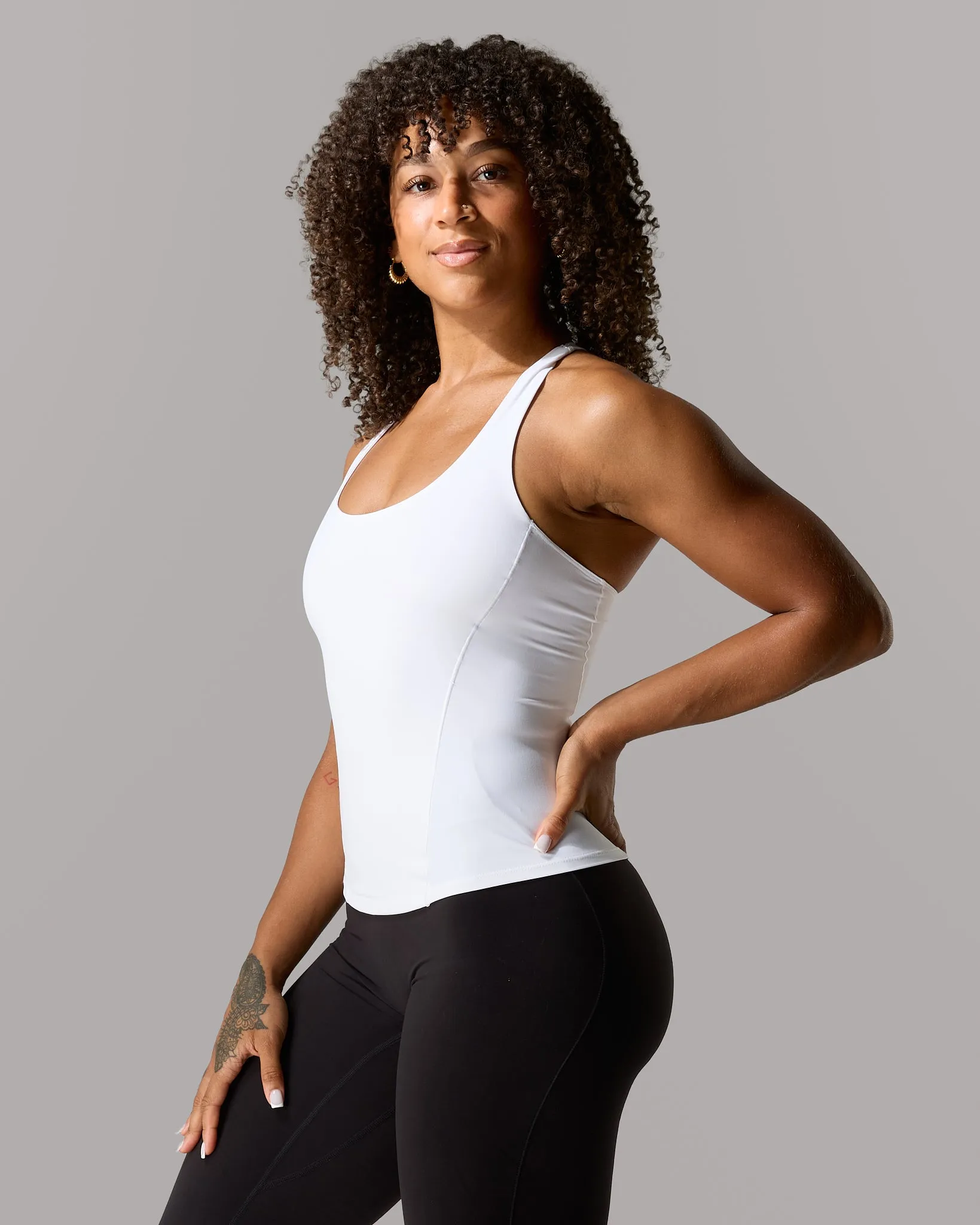 Flex Tank Long - White sold by Alphalete product image thumbnail 2