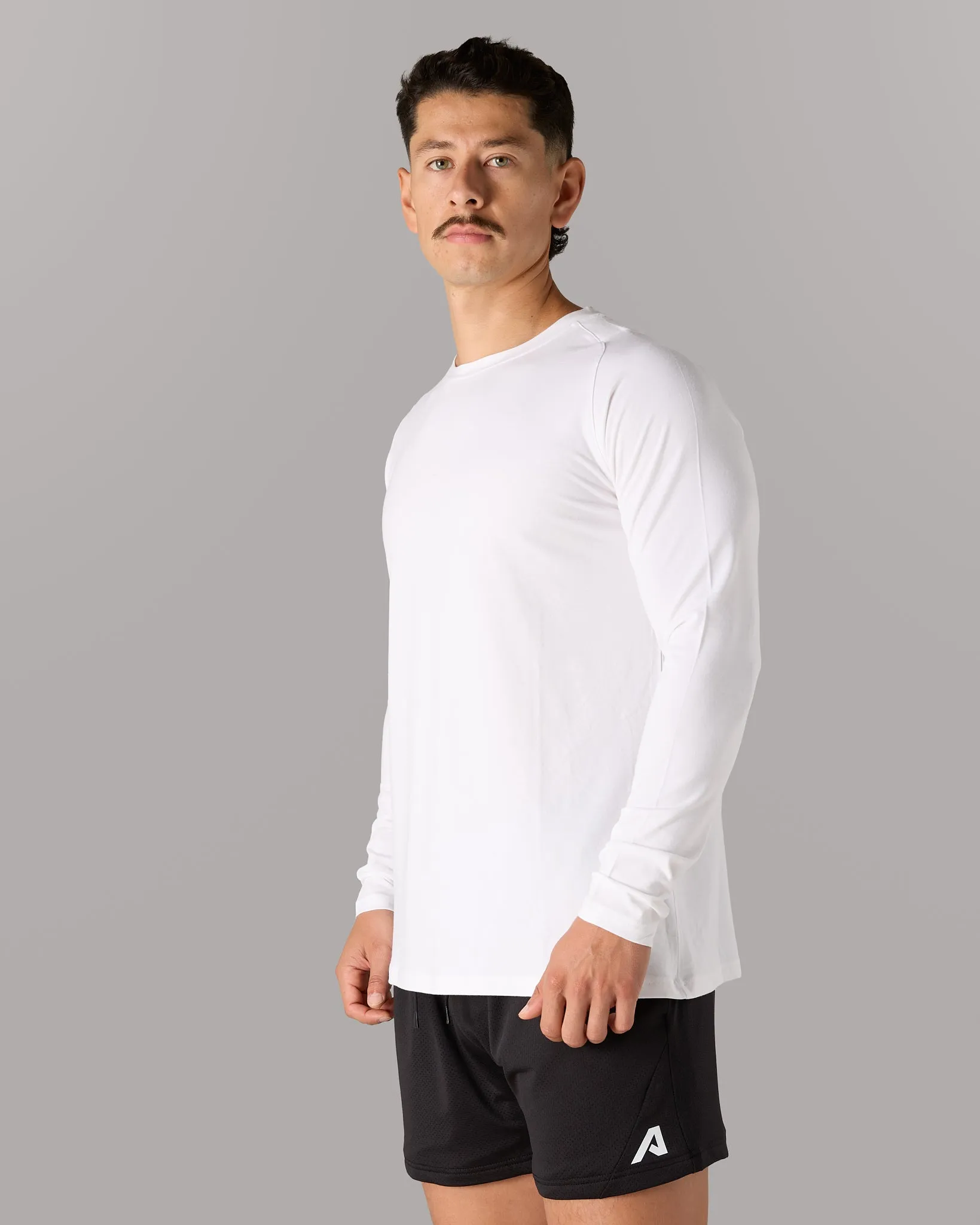 Essential LS Tee - White sold by Alphalete product image thumbnail 2