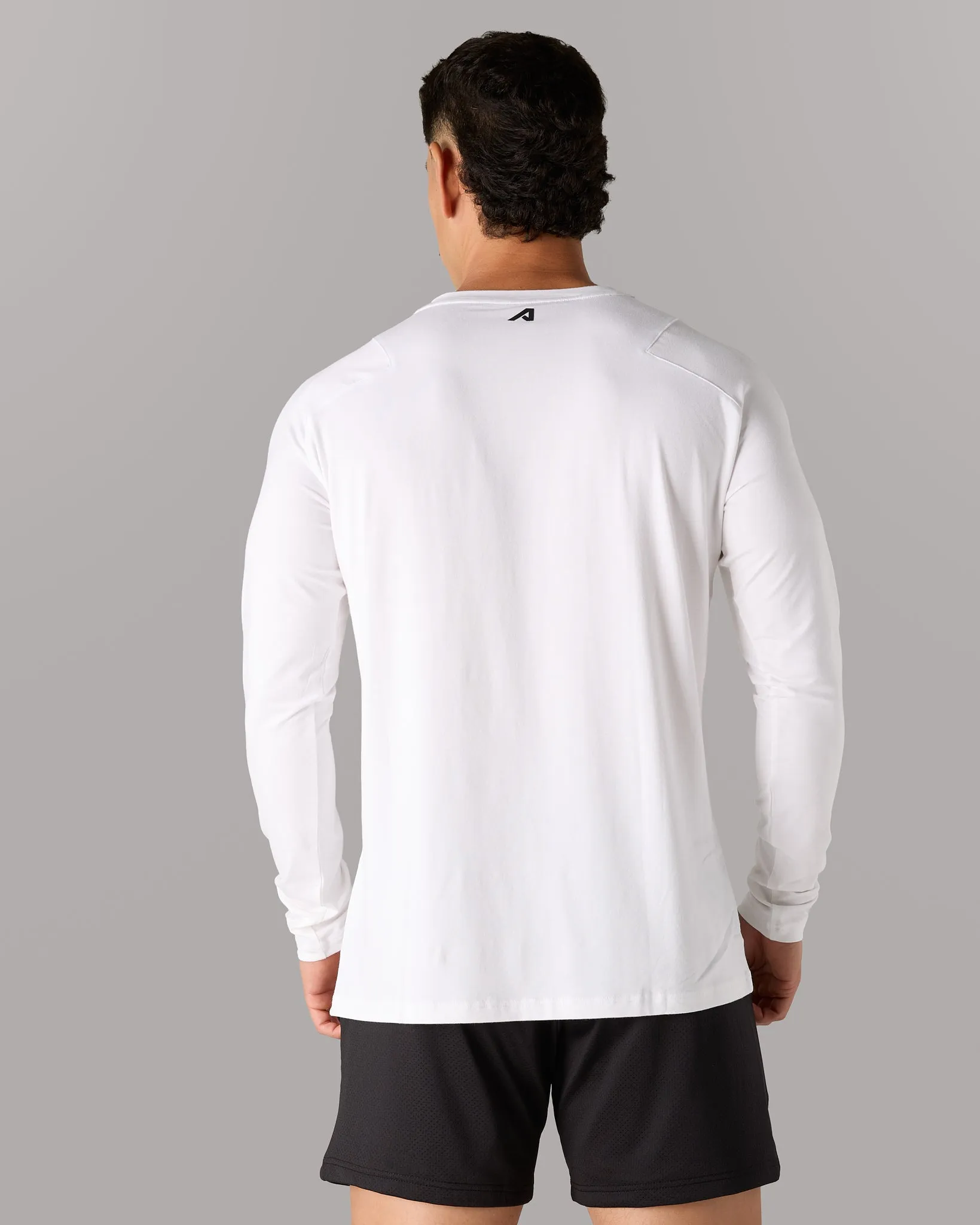 Essential LS Tee - White sold by Alphalete product image thumbnail 3