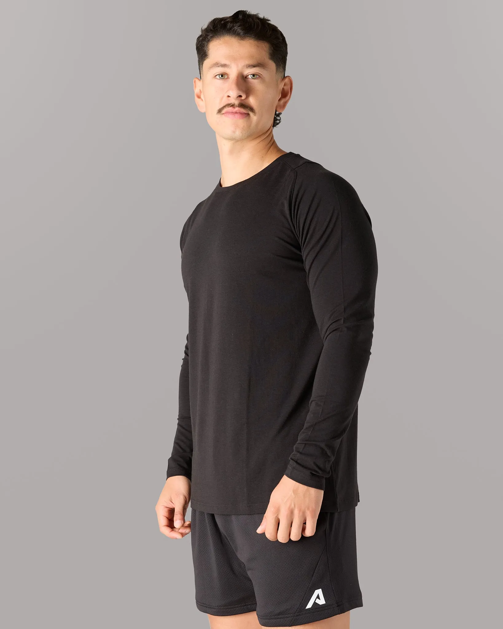 Essential LS Tee - Black sold by Alphalete product image thumbnail 2