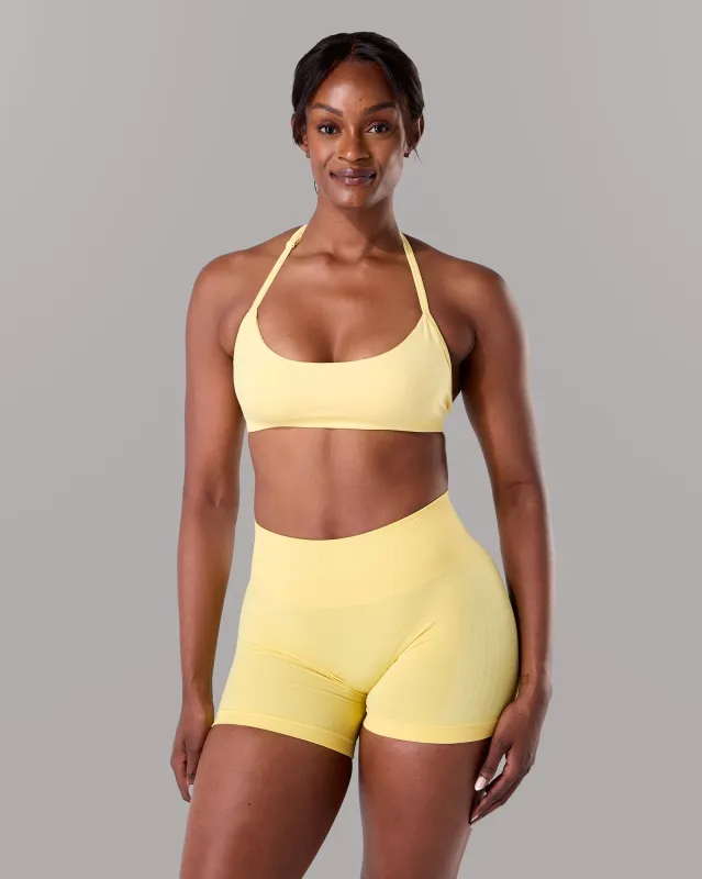 Amplify Minimal Bra - Canary sold by Alphalete