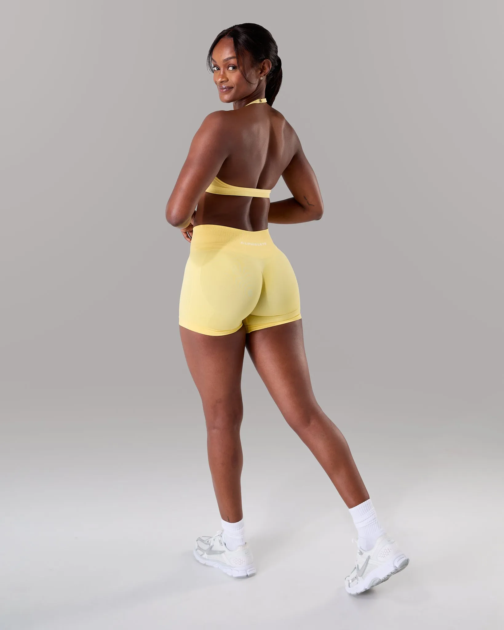 Amplify Minimal Bra - Canary sold by Alphalete product image thumbnail 4