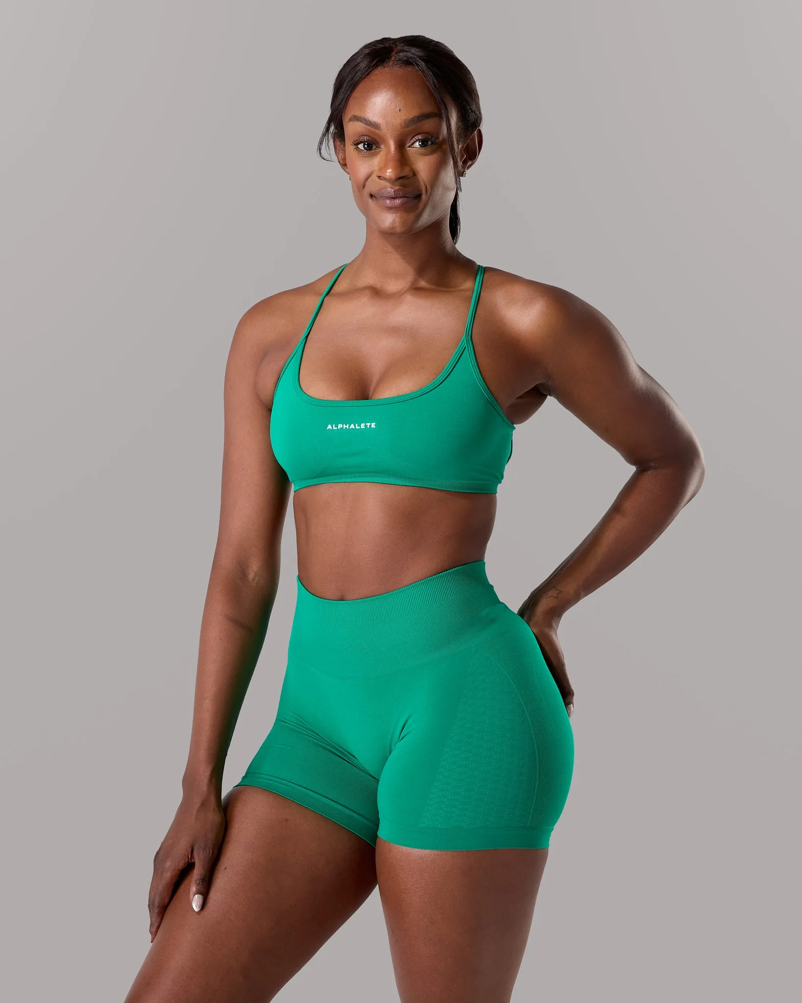 Amplify Open Back Bra - Grove sold by Alphalete product image thumbnail 3