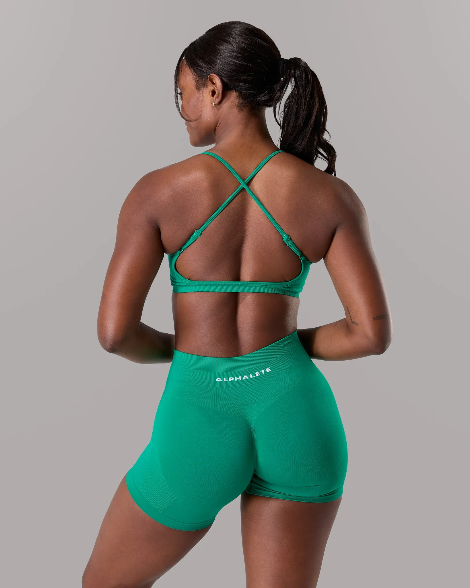 Amplify Open Back Bra - Grove sold by Alphalete product image thumbnail 2