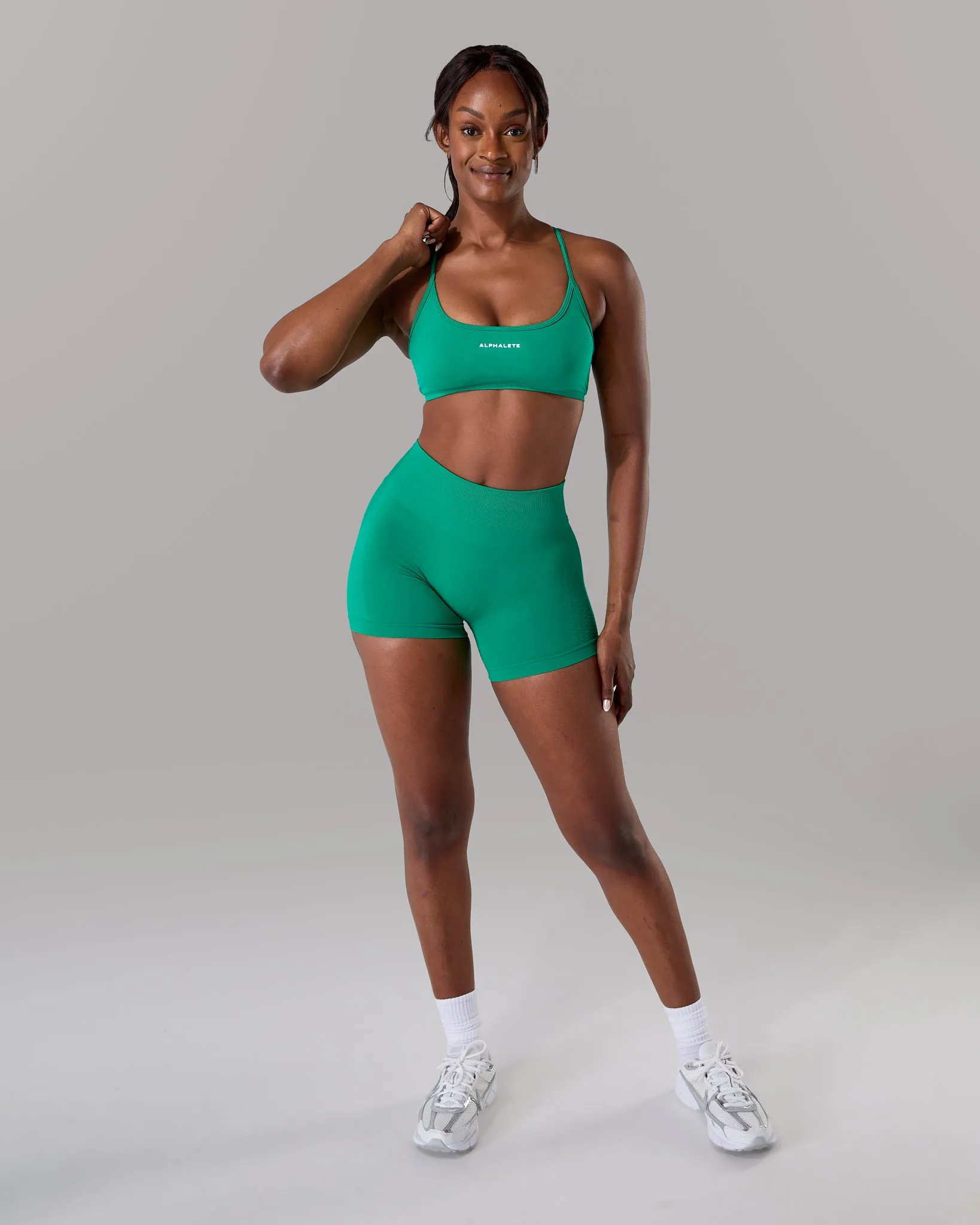 Amplify Open Back Bra - Grove sold by Alphalete product image thumbnail 4