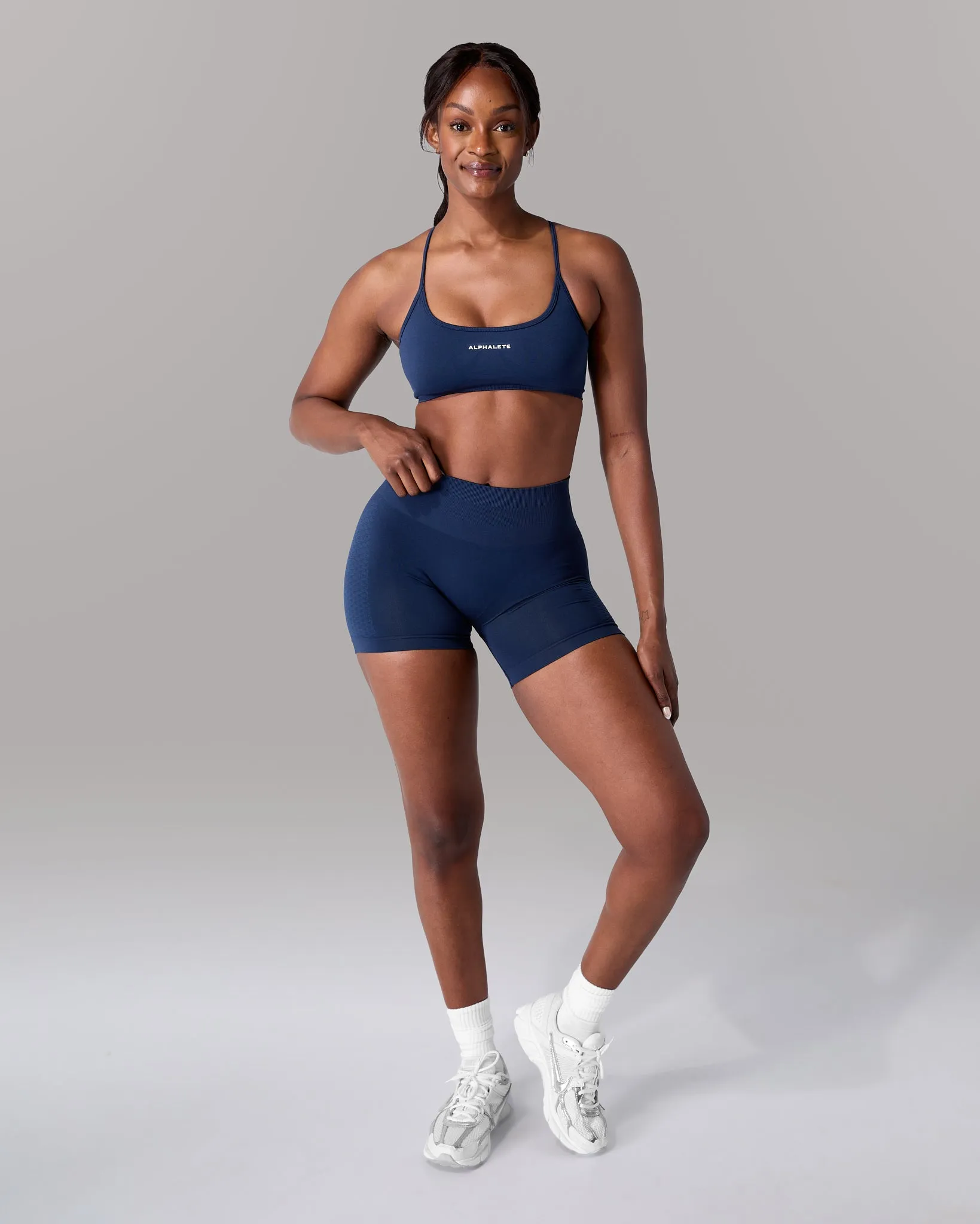 Amplify Open Back Bra - Anchor sold by Alphalete product image thumbnail 4