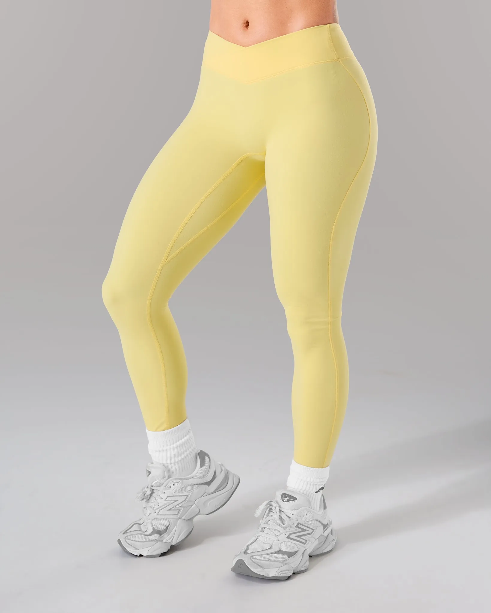 Wrap Mid Rise Legging - Canary sold by Alphalete product image thumbnail 3