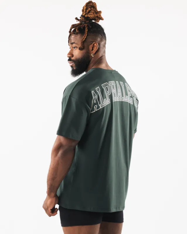 Collegiate Tee - Evergreen sold by Alphalete