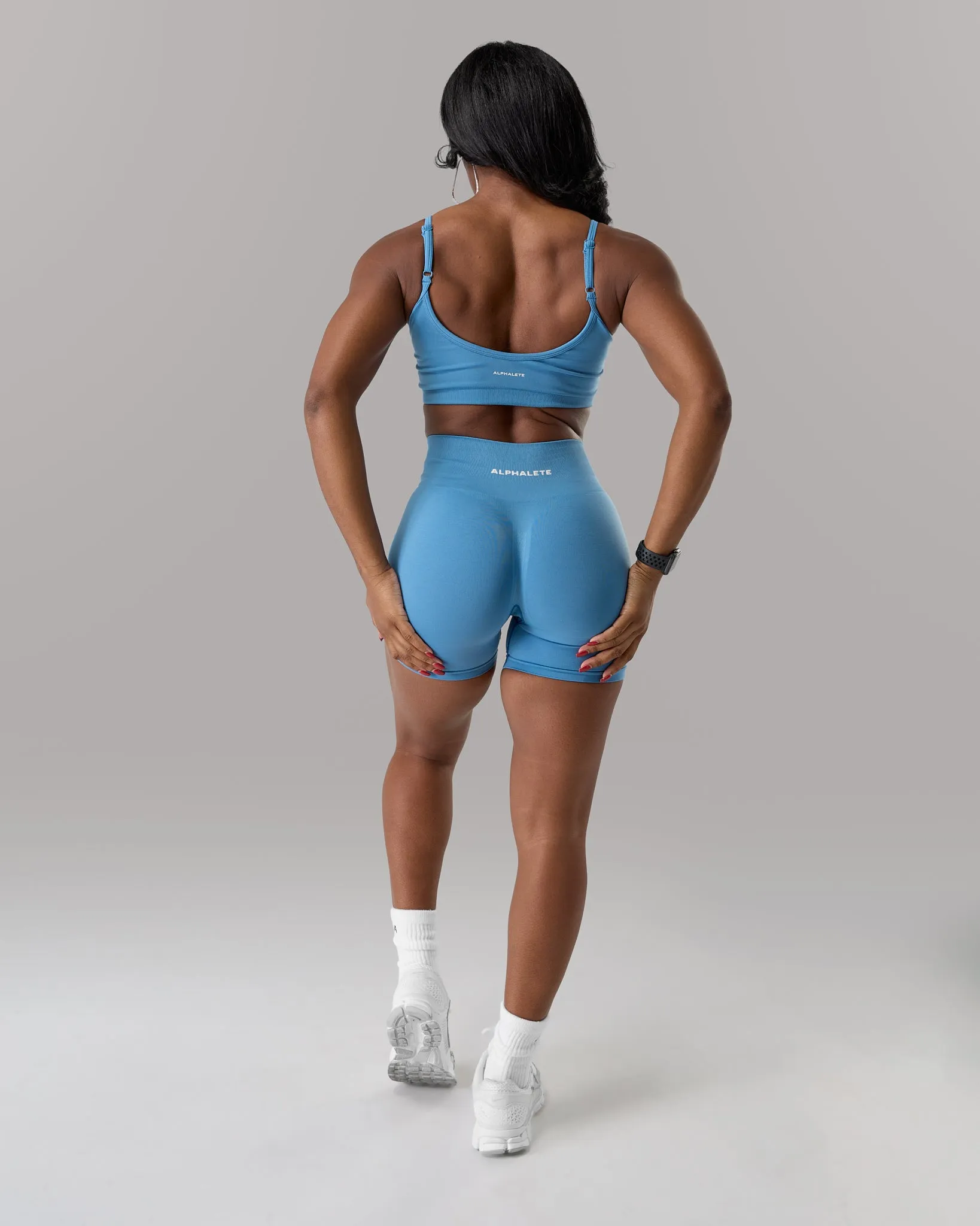 Pump High Rise Short - Coastal Blue sold by Alphalete product image thumbnail 4