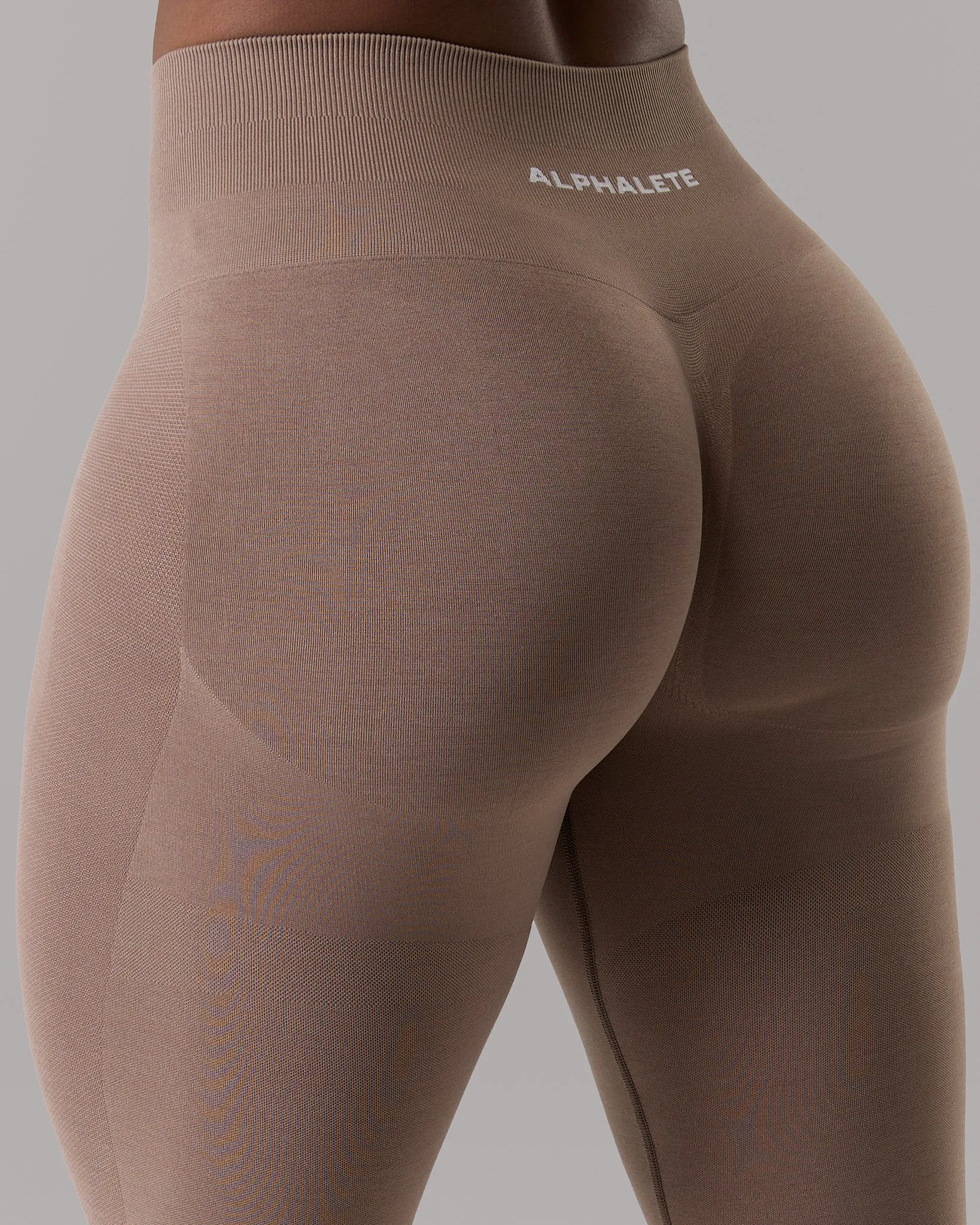 Pump Mid Rise Legging - Mocha sold by Alphalete product image thumbnail 5