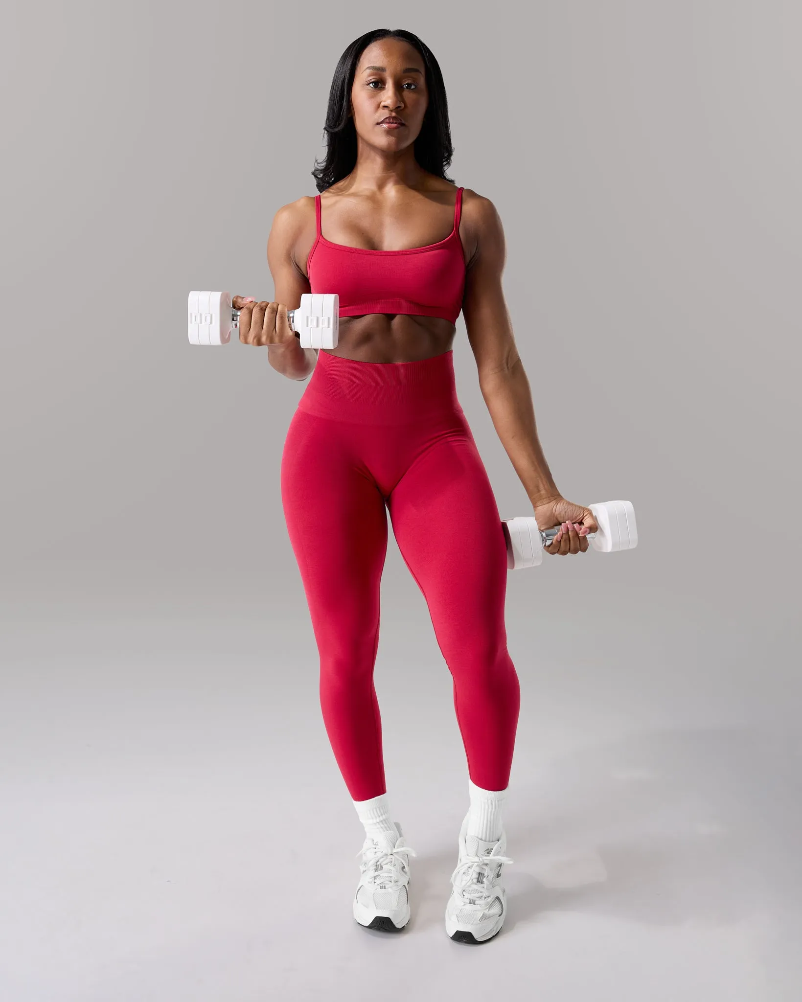 Pump High Rise Legging - Scarlet sold by Alphalete product image thumbnail 4