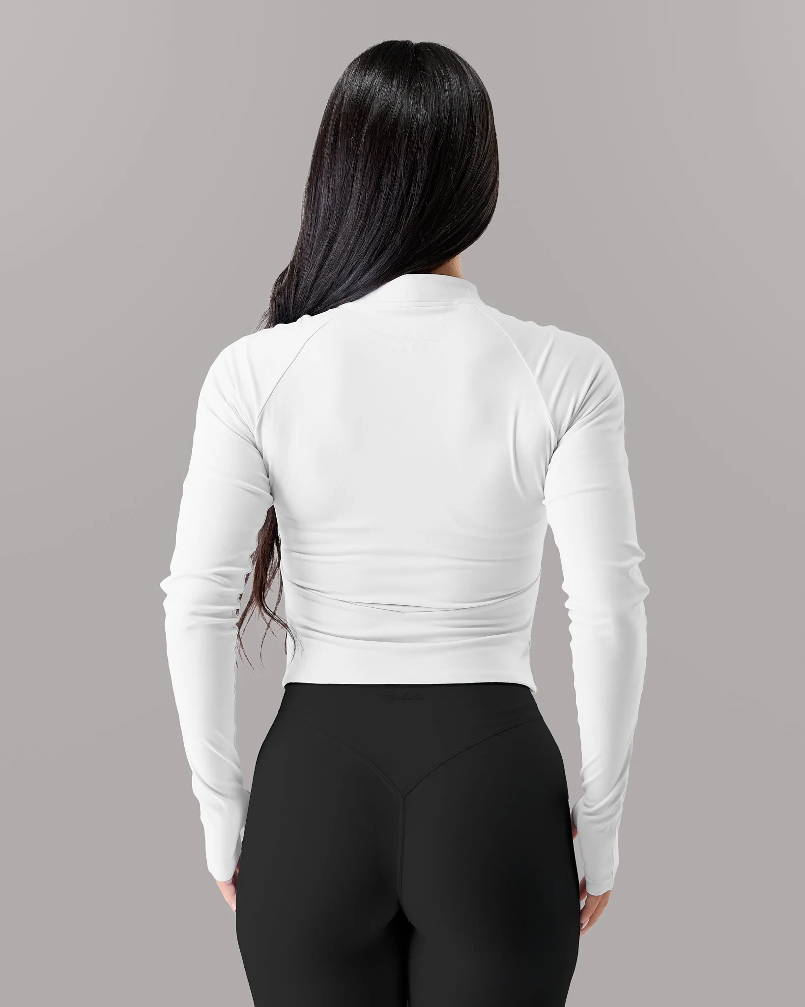 Aura Sculpt Jacket - White sold by Alphalete product image thumbnail 4