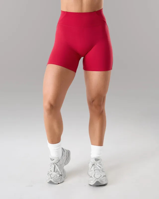 Aura Ultra-High Rise Short - Scarlet sold by Alphalete