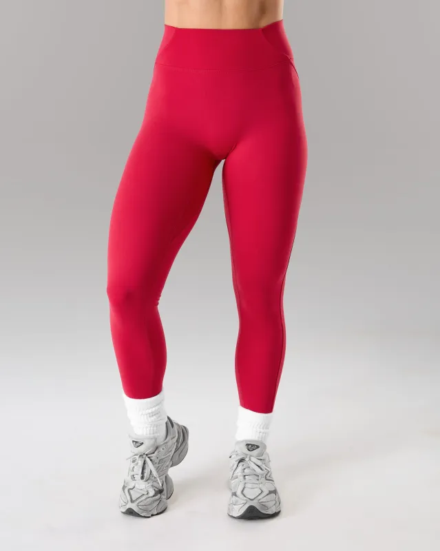 Aura Ultra-High Rise Legging - Scarlet sold by Alphalete