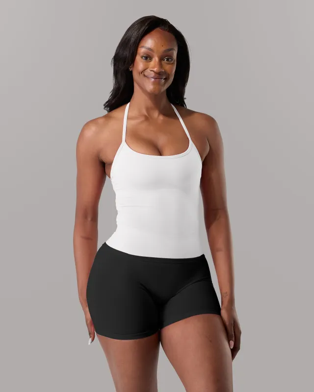 Halter Push Tank - White sold by Alphalete