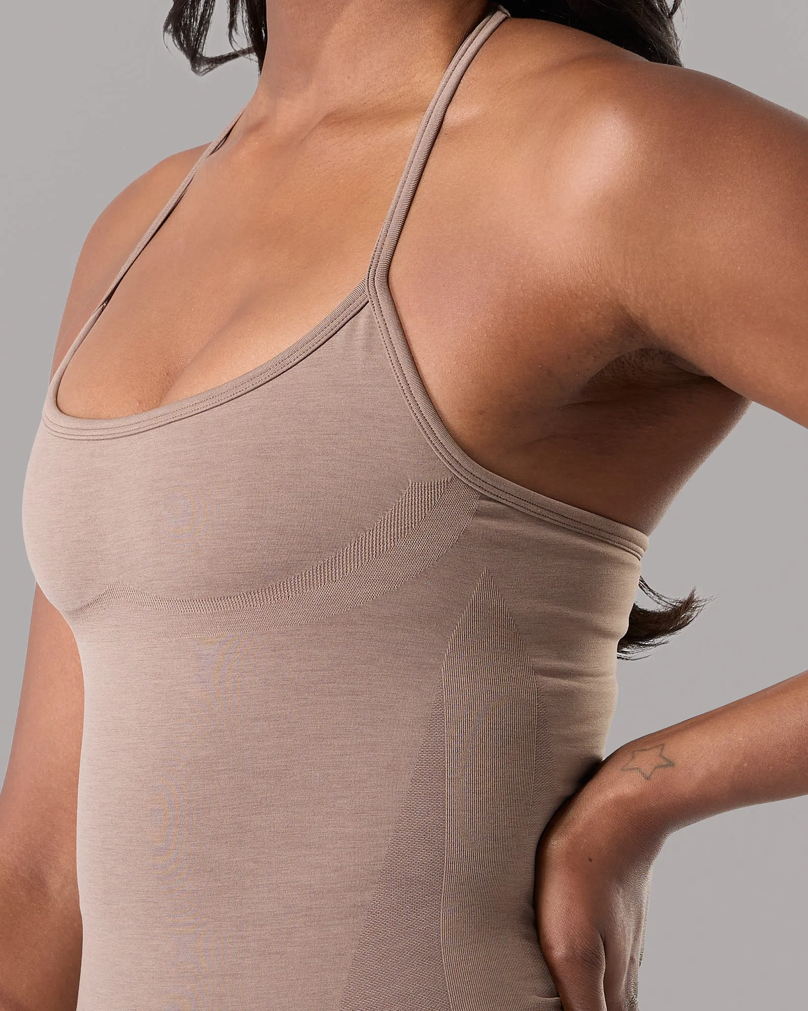 Halter Push Tank - Mocha sold by Alphalete product image thumbnail 5