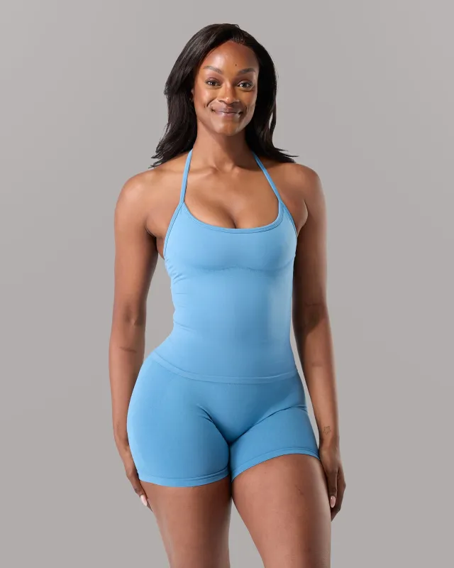 Halter Push Tank - Coastal Blue sold by Alphalete