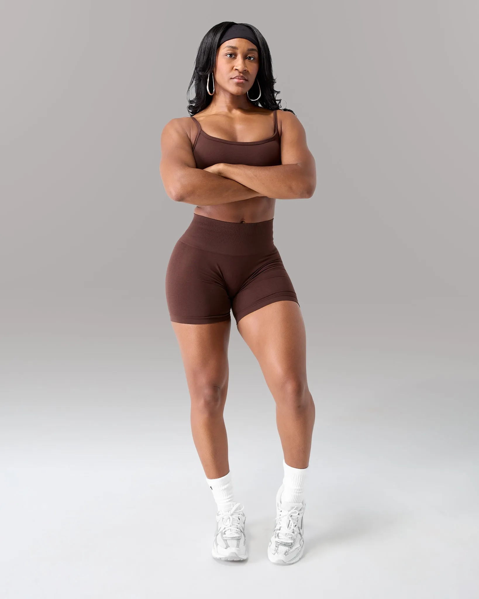Amplify Mid Rise Short - Espresso sold by Alphalete product image thumbnail 4