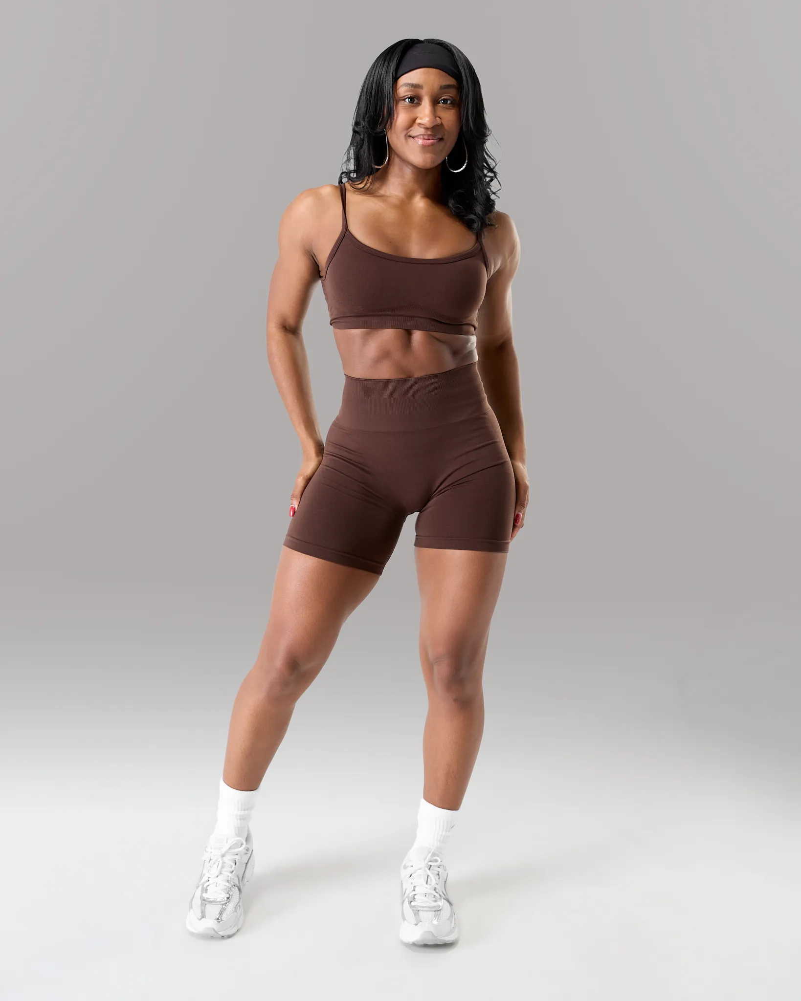 Amplify Ultra-High Rise Short - Espresso sold by Alphalete product image thumbnail 4