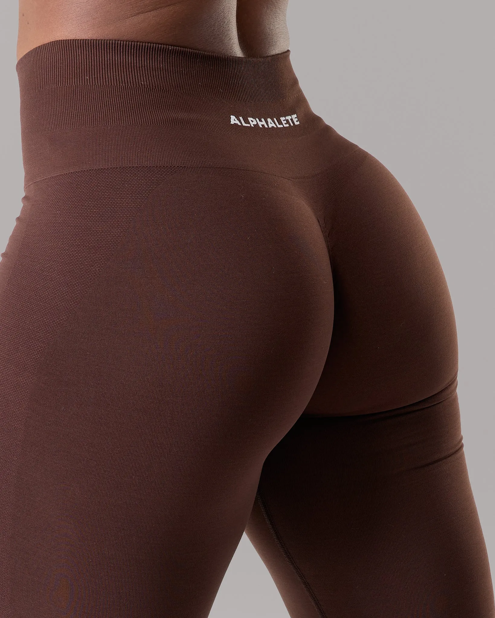 Amplify Ultra-High Rise Legging - Espresso sold by Alphalete product image thumbnail 5