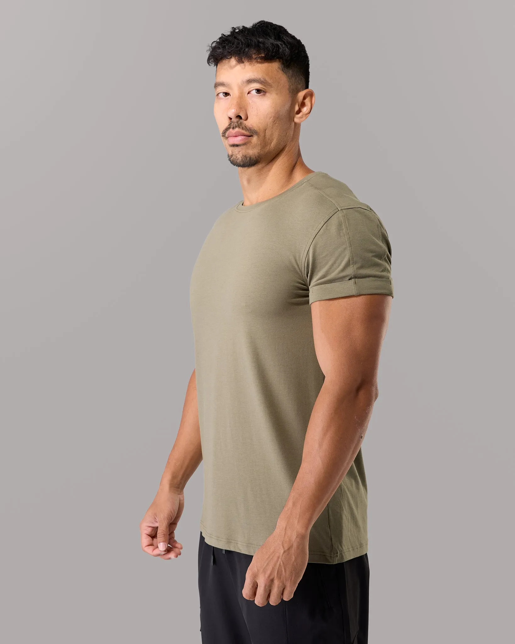 Rolled Muscle Tee - Pine sold by Alphalete product image thumbnail 3