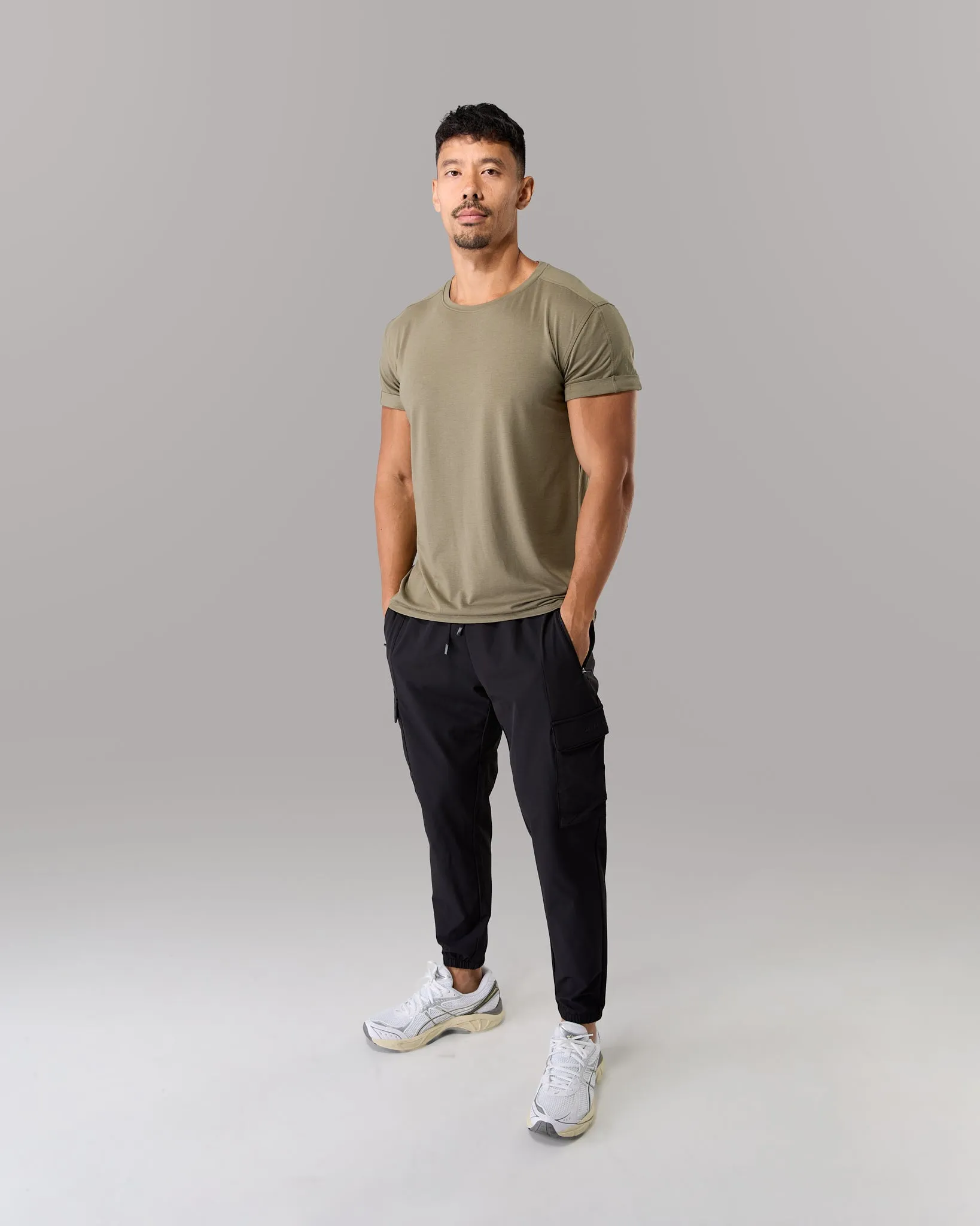 Rolled Muscle Tee - Pine sold by Alphalete product image thumbnail 2