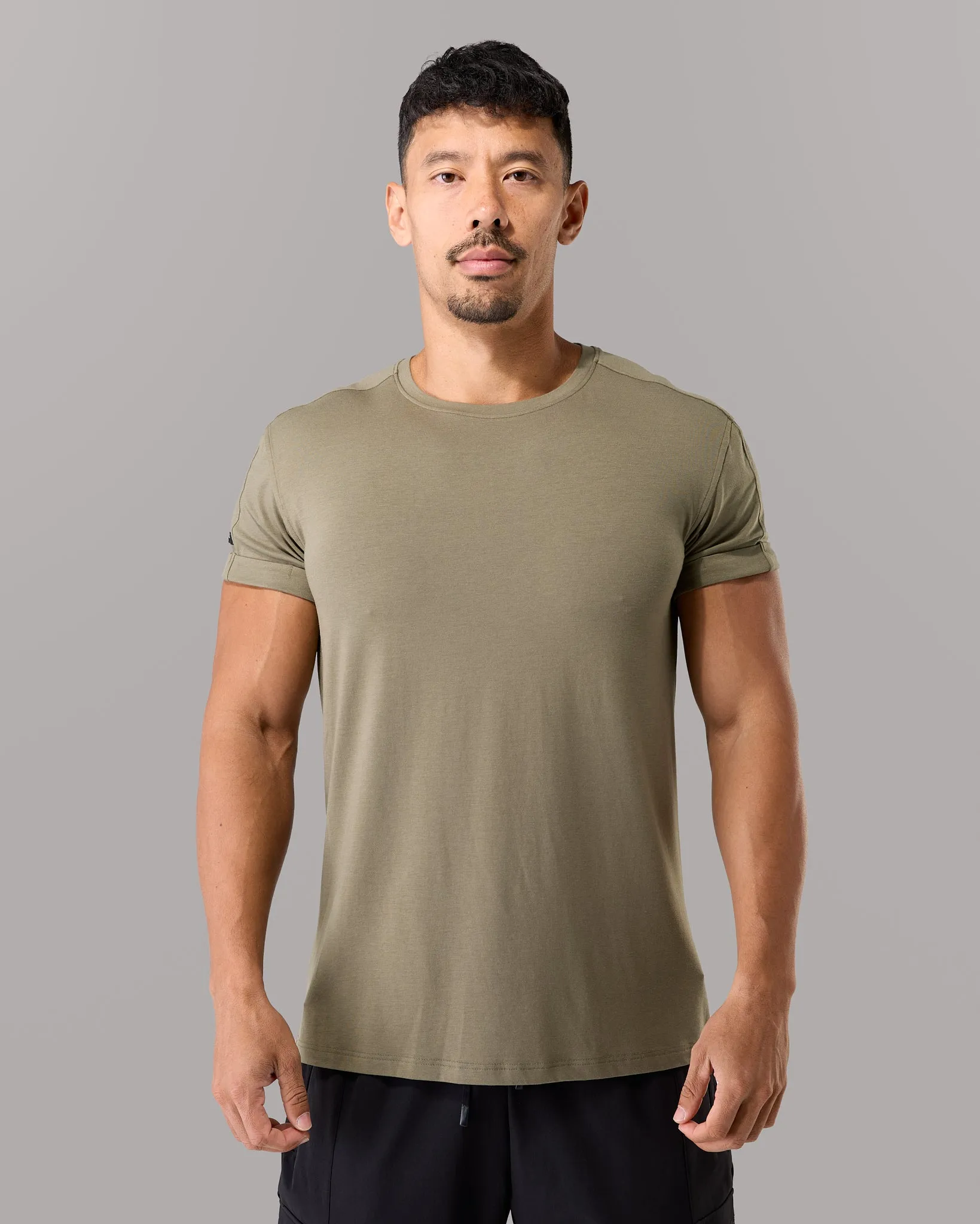 Rolled Muscle Tee - Pine sold by Alphalete