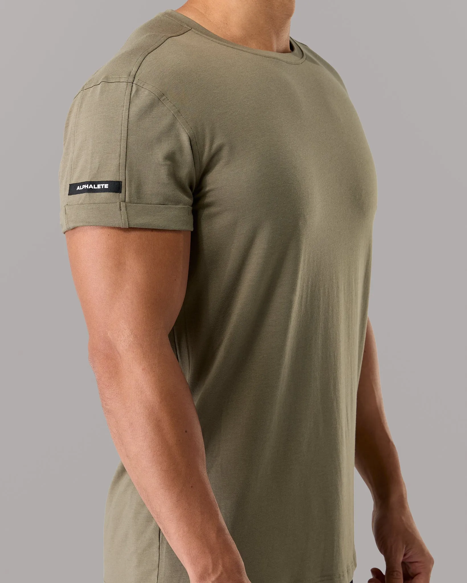 Rolled Muscle Tee - Pine sold by Alphalete product image thumbnail 5