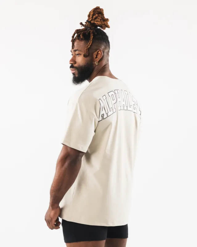 Collegiate Tee - Sea Shell sold by Alphalete