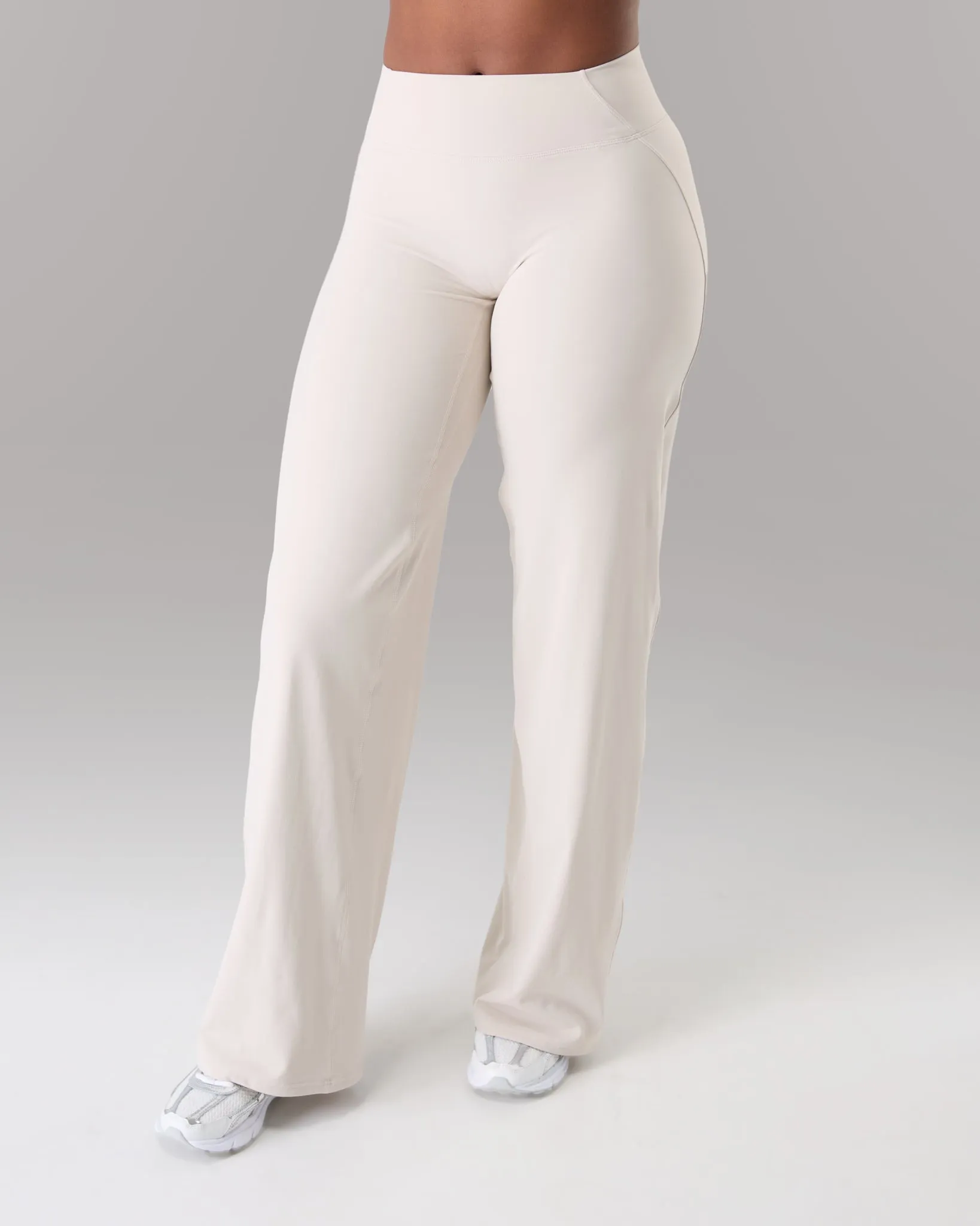 Aura Wide Leg Pant Long - Wheat sold by Alphalete product image thumbnail 3
